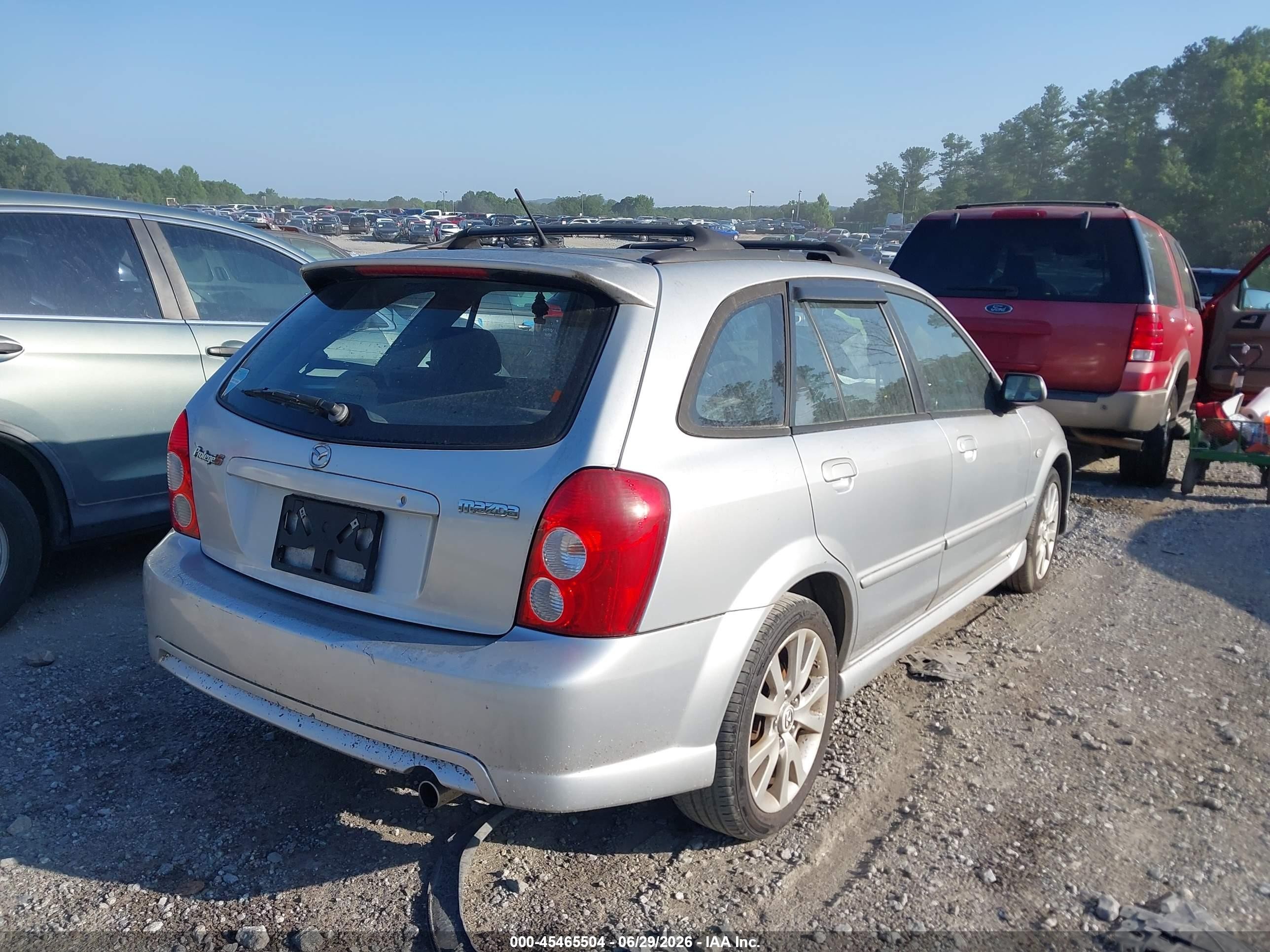 2003 Mazda Protege5   Silver vin: JM1BJ245431120972