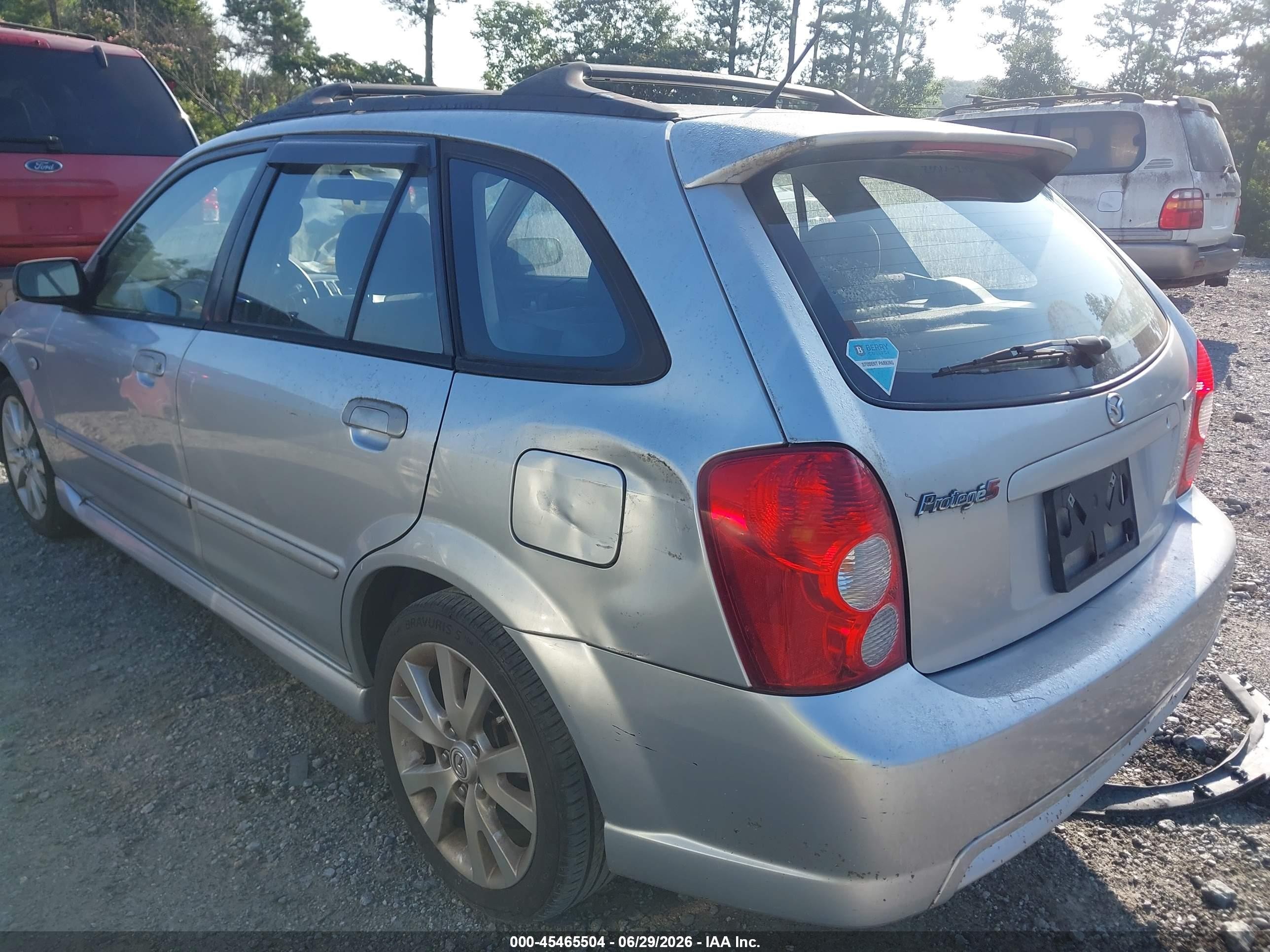 2003 Mazda Protege5   Silver vin: JM1BJ245431120972