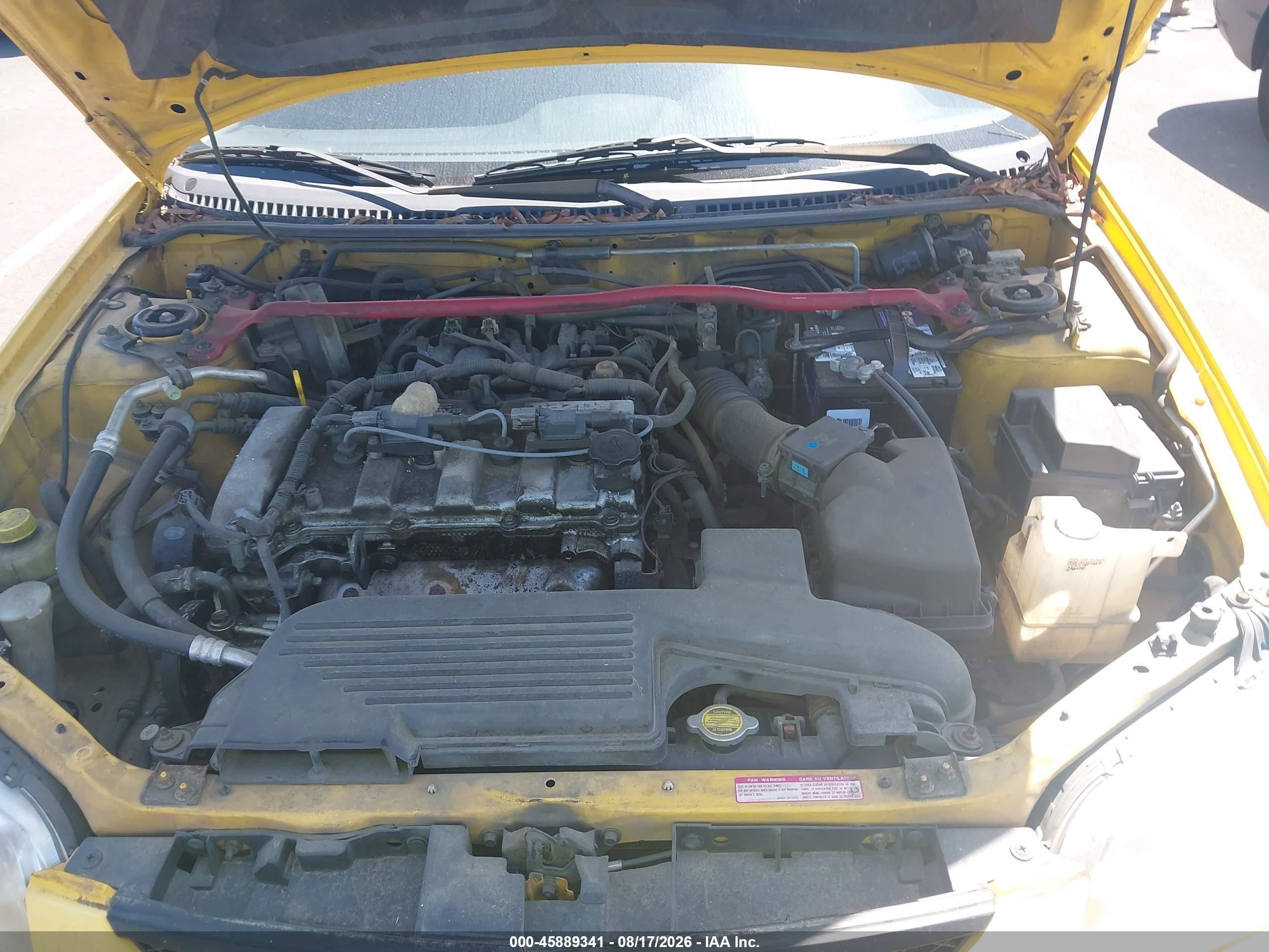 2003 Mazda Protege5   Yellow vin: JM1BJ245431184736