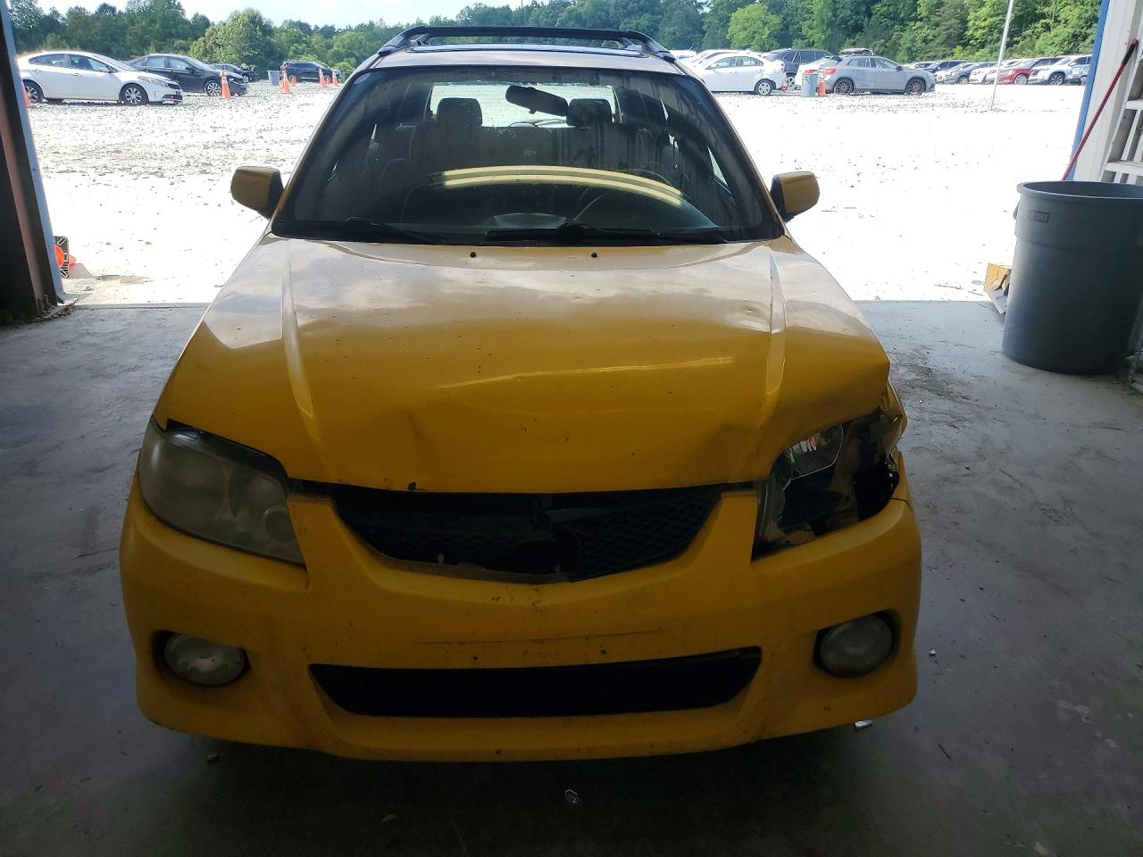 2002 Mazda Protege Pr5 Yellow vin: JM1BJ245521590524