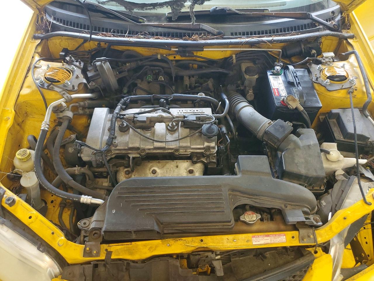 2002 Mazda Protege Pr5 Yellow vin: JM1BJ245521590524