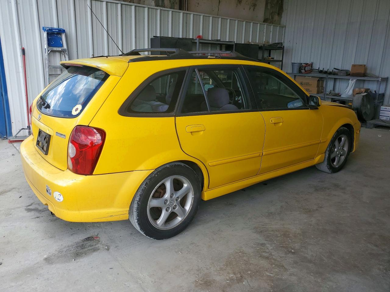 2002 Mazda Protege Pr5 Yellow vin: JM1BJ245521590524