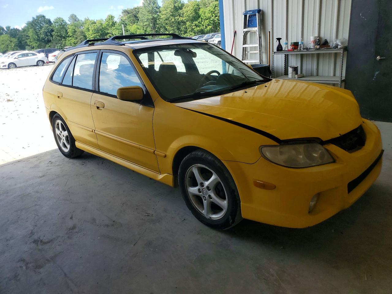 2002 Mazda Protege Pr5 Yellow vin: JM1BJ245521590524