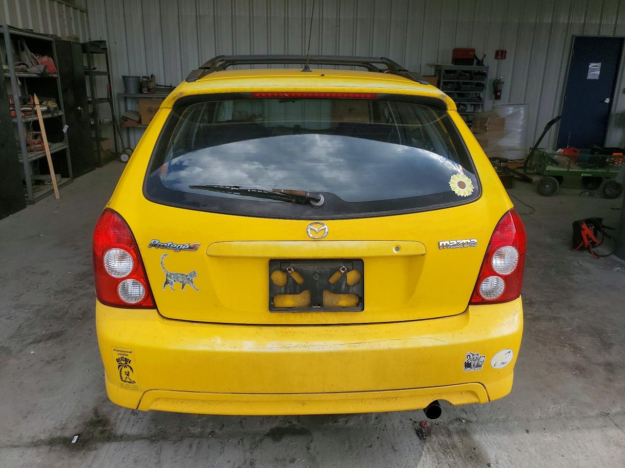 2002 Mazda Protege Pr5 Yellow vin: JM1BJ245521590524