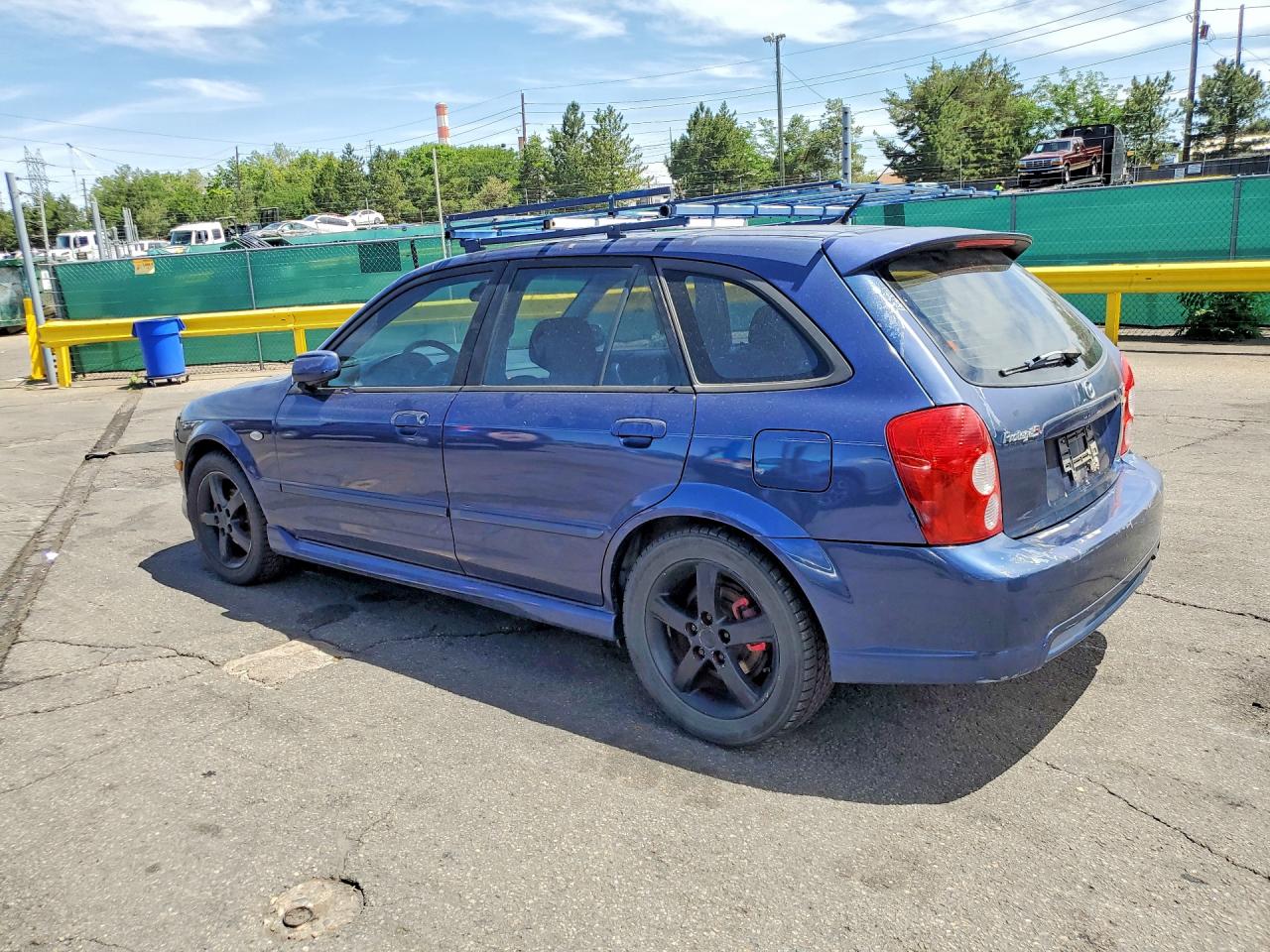 2003 Mazda Protege Pr5 Blue vin: JM1BJ245631157845