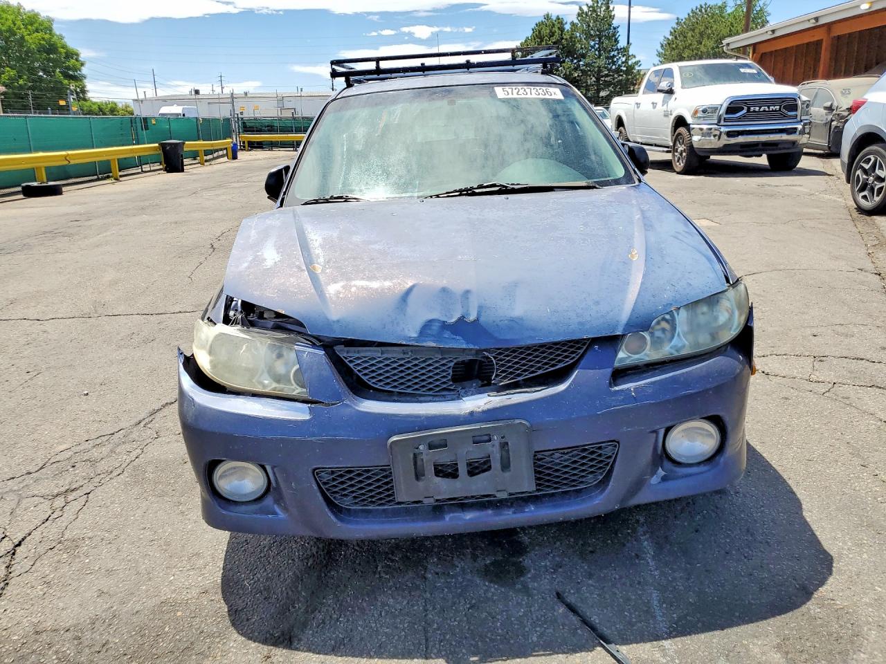 2003 Mazda Protege Pr5 Blue vin: JM1BJ245631157845