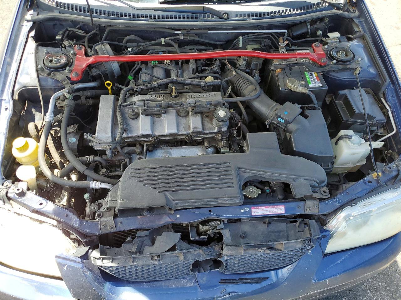 2003 Mazda Protege Pr5 Blue vin: JM1BJ245631157845