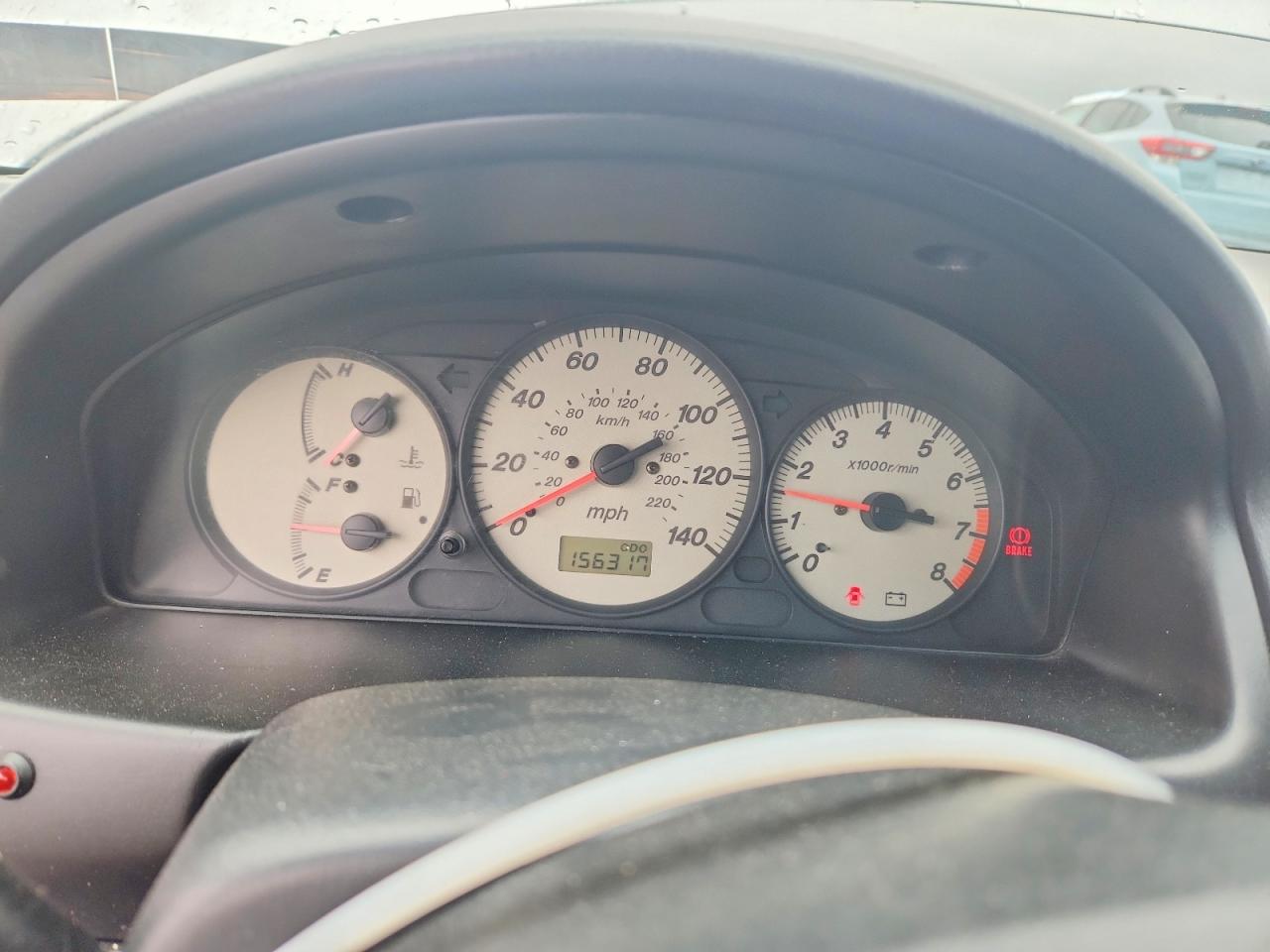 2003 Mazda Protege Pr5 Silver vin: JM1BJ245631173687