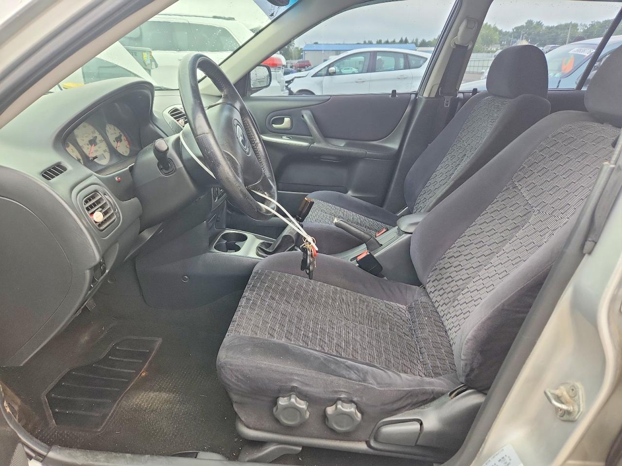 2003 Mazda Protege Pr5 Silver vin: JM1BJ245631173687