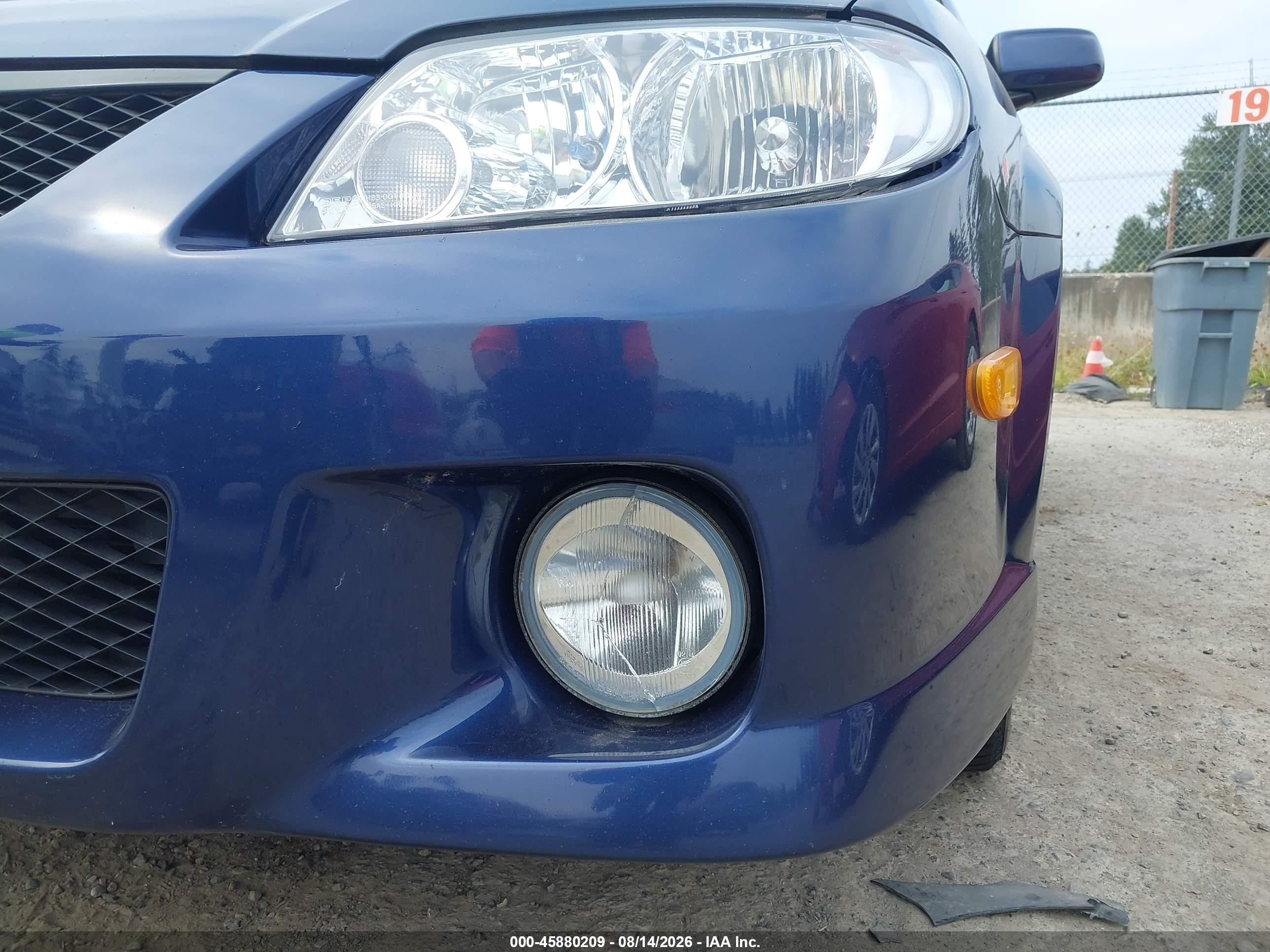 2002 Mazda Protege5   Blue vin: JM1BJ245721637665