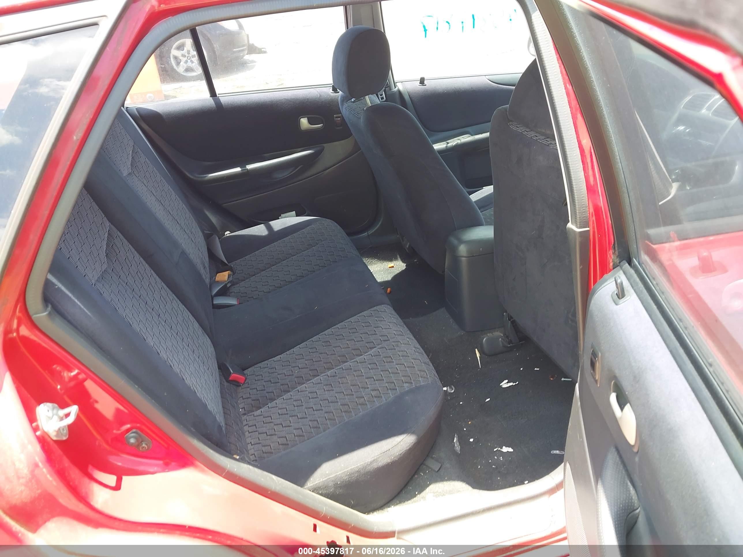 2003 Mazda Protege5   Red vin: JM1BJ245731220371