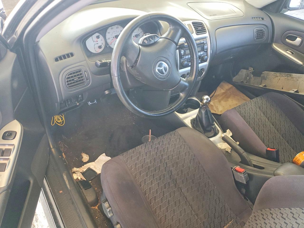 2003 Mazda Protege Pr5 Black vin: JM1BJ245831106640