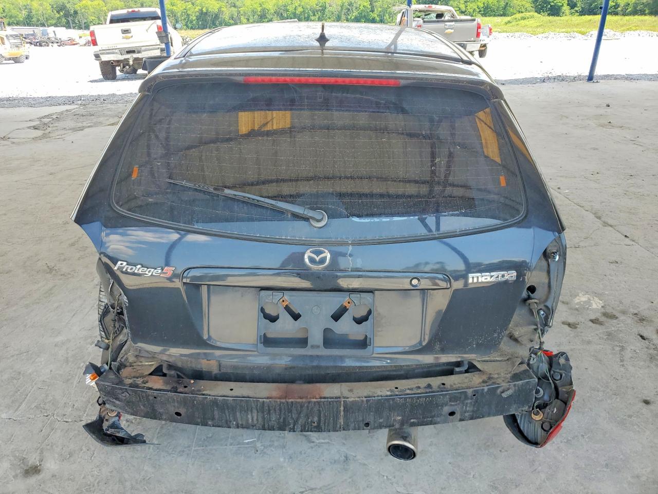 2003 Mazda Protege Pr5 Black vin: JM1BJ245831106640