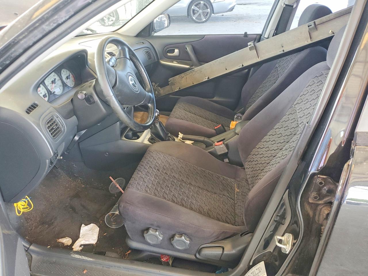 2003 Mazda Protege Pr5 Black vin: JM1BJ245831106640