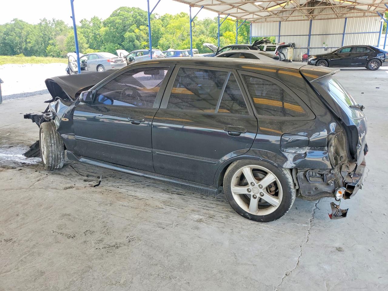 2003 Mazda Protege Pr5 Black vin: JM1BJ245831106640