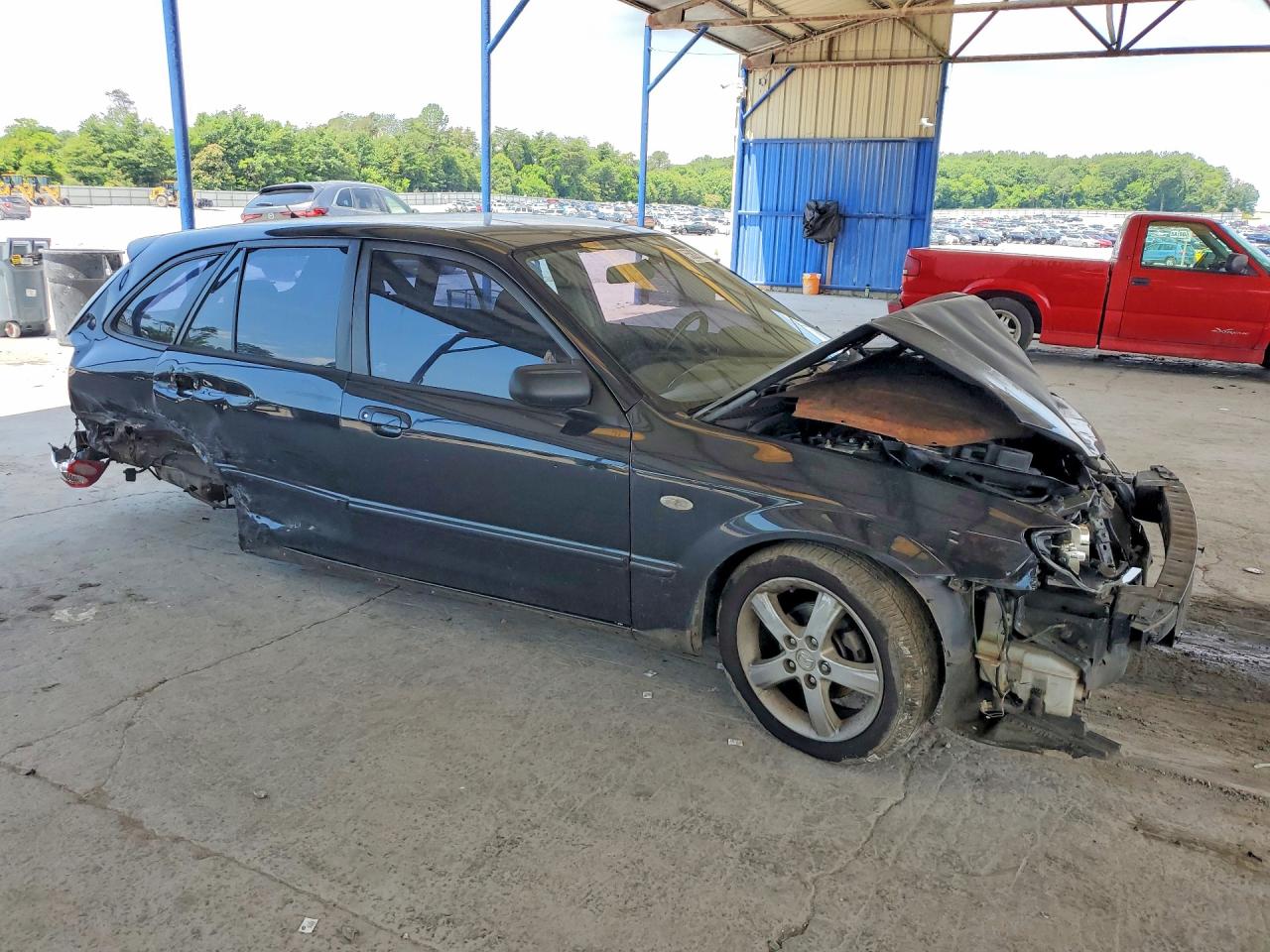 2003 Mazda Protege Pr5 Black vin: JM1BJ245831106640