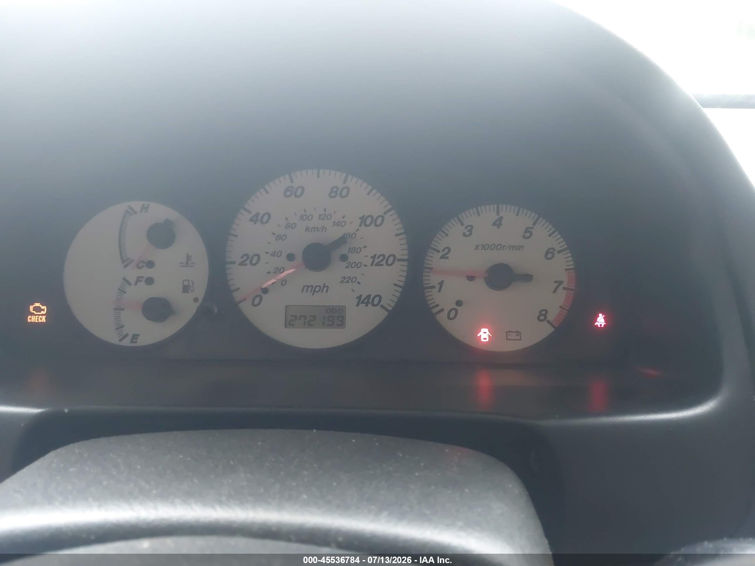 2002 Mazda Protege5   Red vin: JM1BJ245921495254