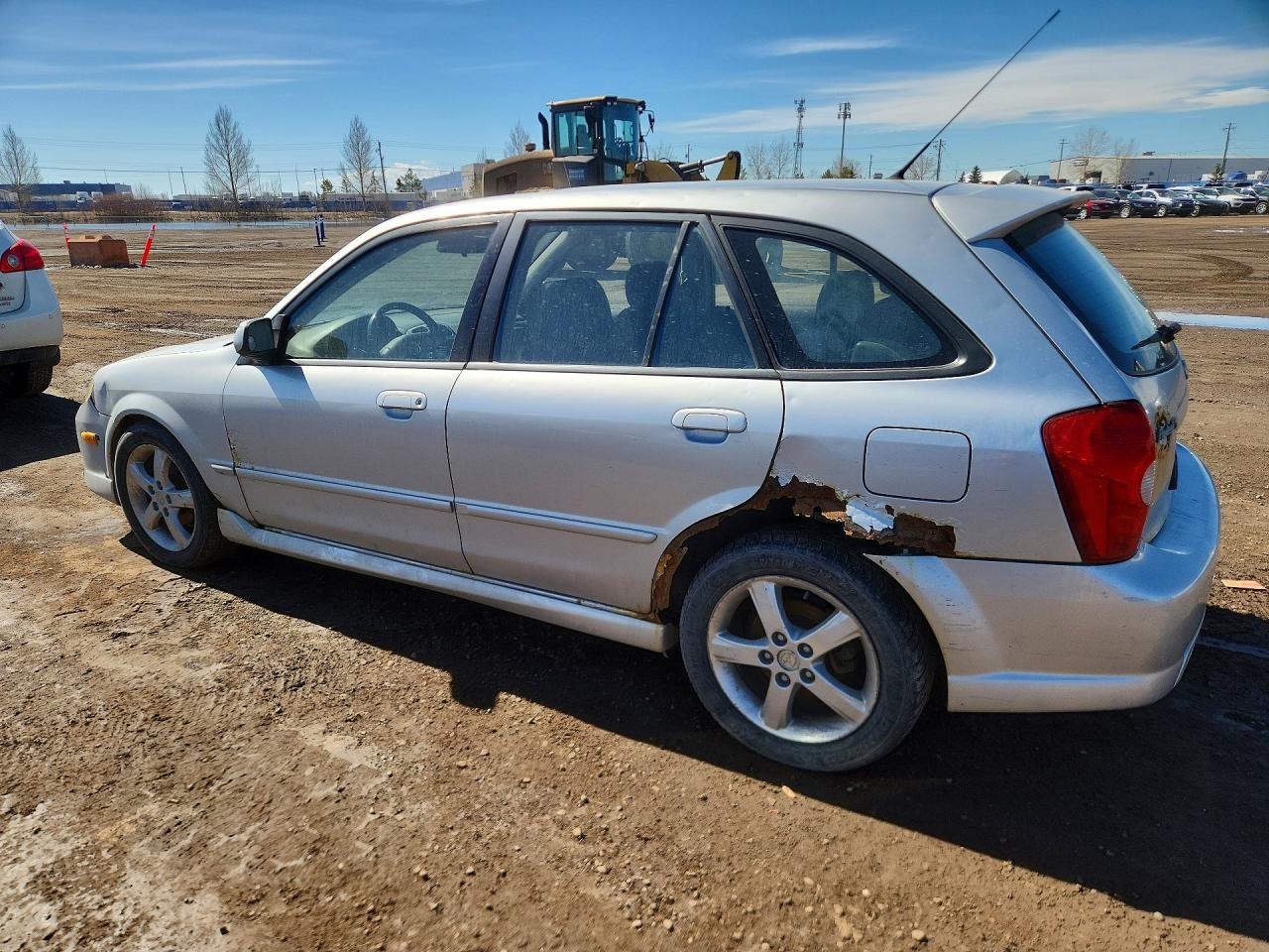 2003 Mazda Protege Pr5 Silver vin: JM1BJ245931103326