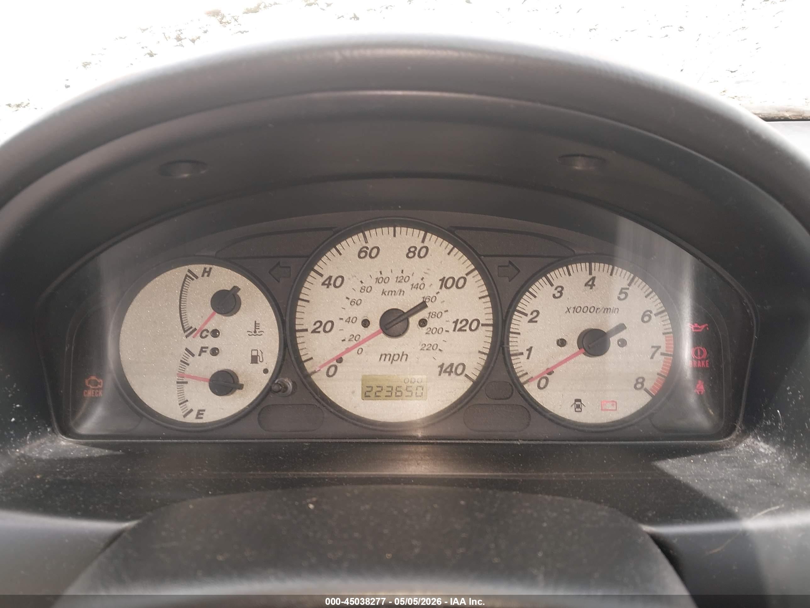 2003 Mazda Protege5   Silver vin: JM1BJ245931184859