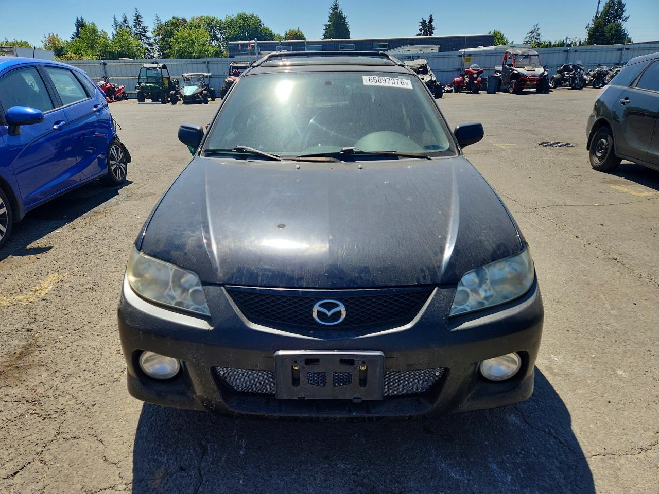 2002 Mazda Protege Pr5 Black vin: JM1BJ246321605899