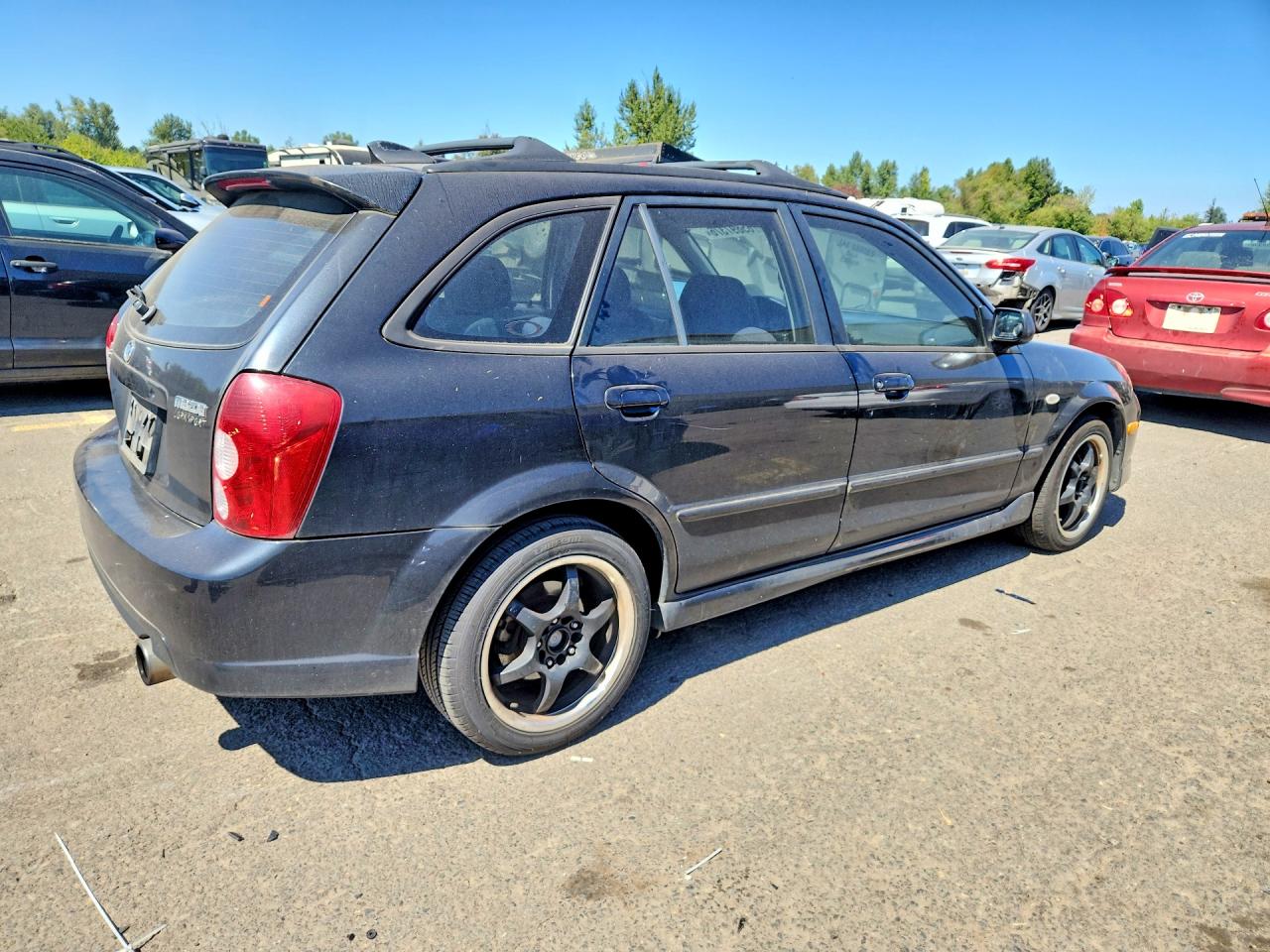 2002 Mazda Protege Pr5 Black vin: JM1BJ246321605899