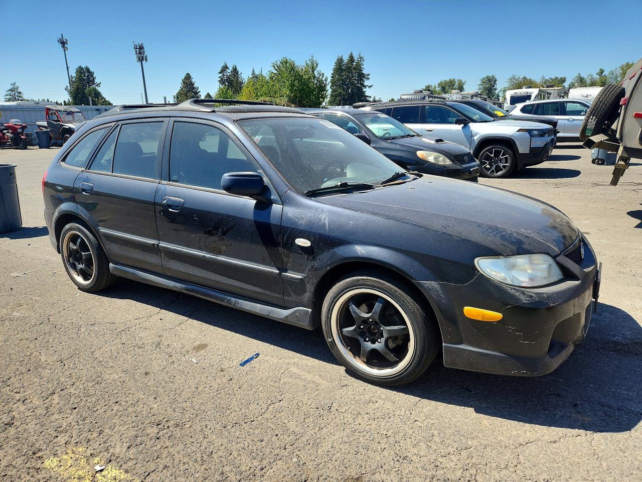 2002 Mazda Protege Pr5 Black vin: JM1BJ246321605899