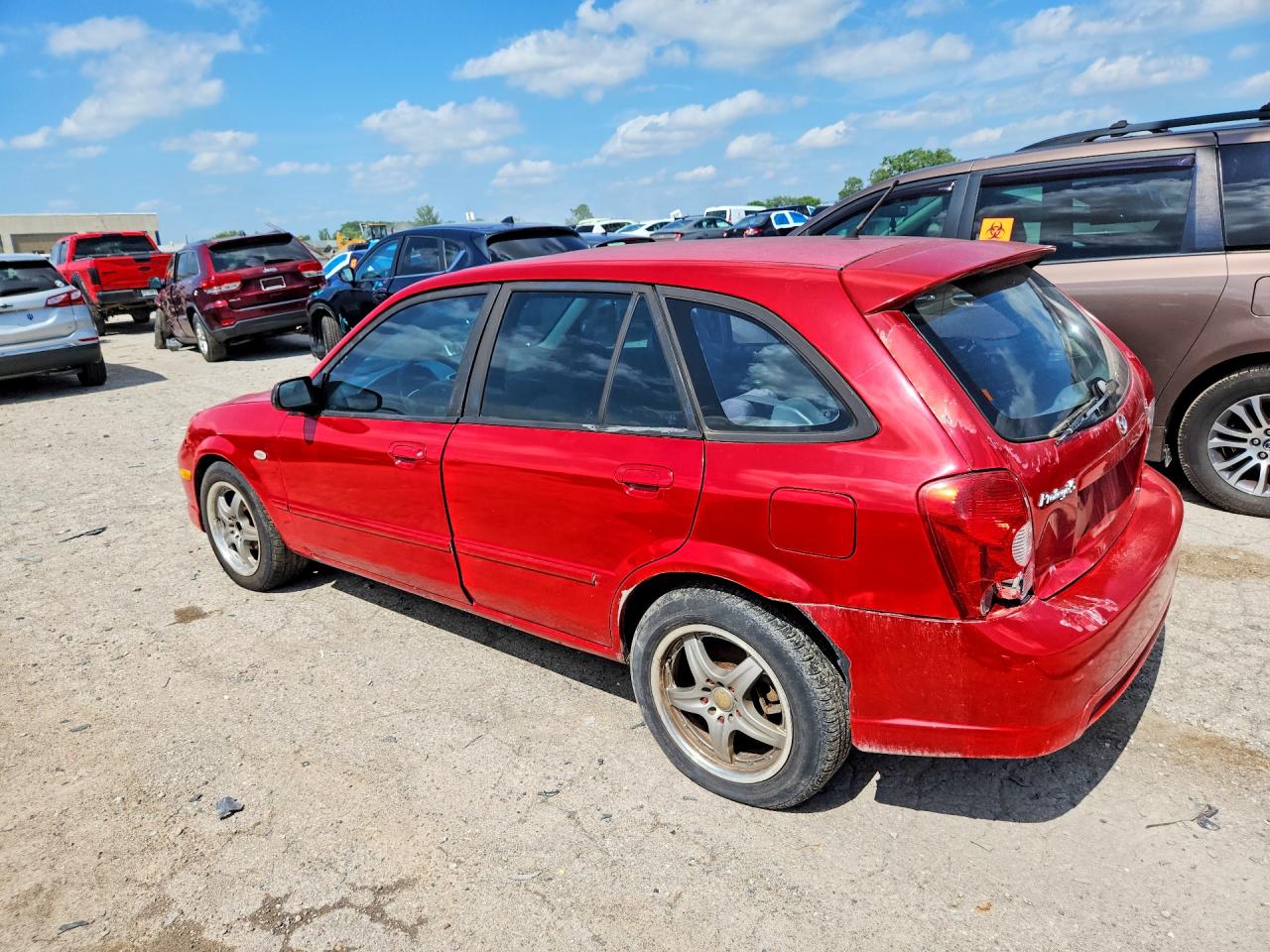 2003 Mazda Protege Pr5 Red vin: JM1BJ246431191789