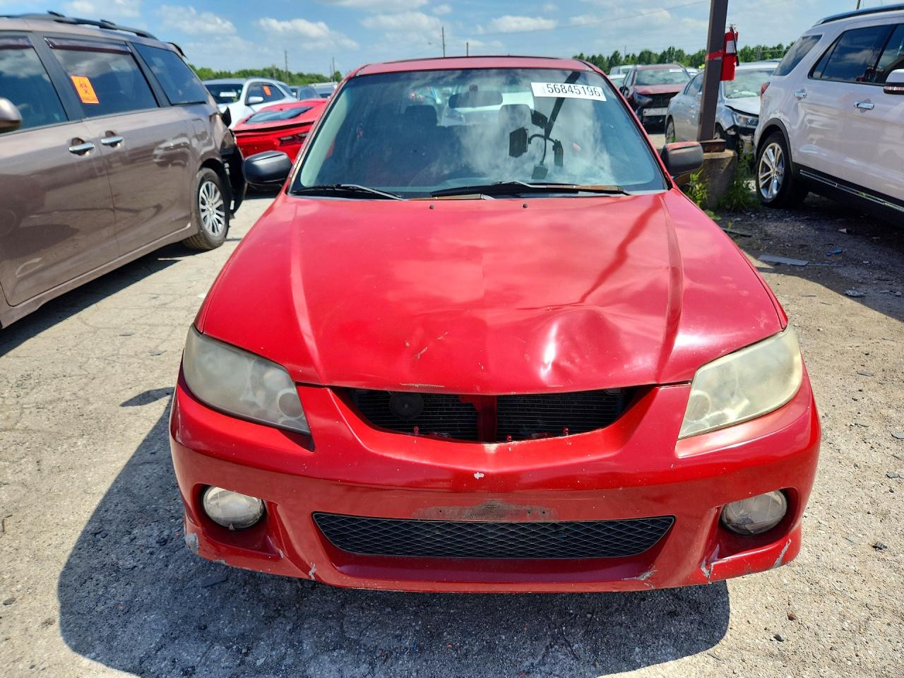 2003 Mazda Protege Pr5 Red vin: JM1BJ246431191789