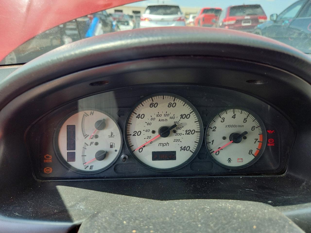 2003 Mazda Protege Pr5 Red vin: JM1BJ246431191789