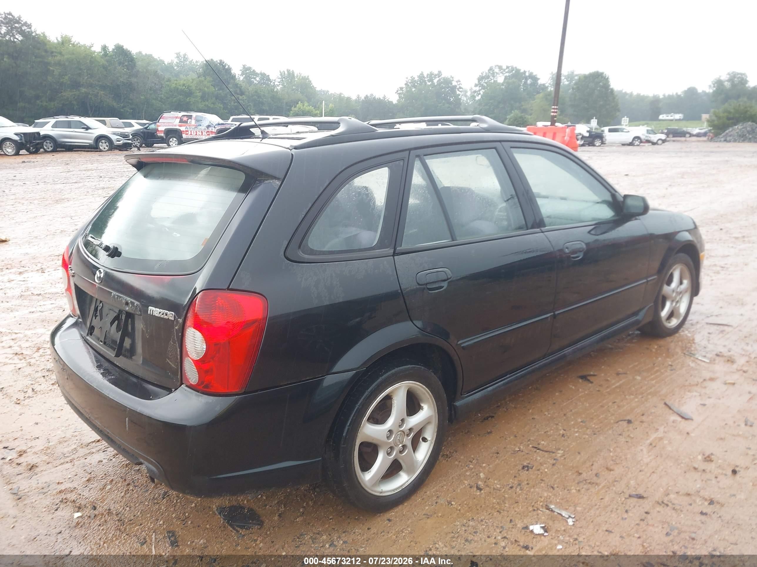 2002 Mazda Protege5   Black vin: JM1BJ246621495933