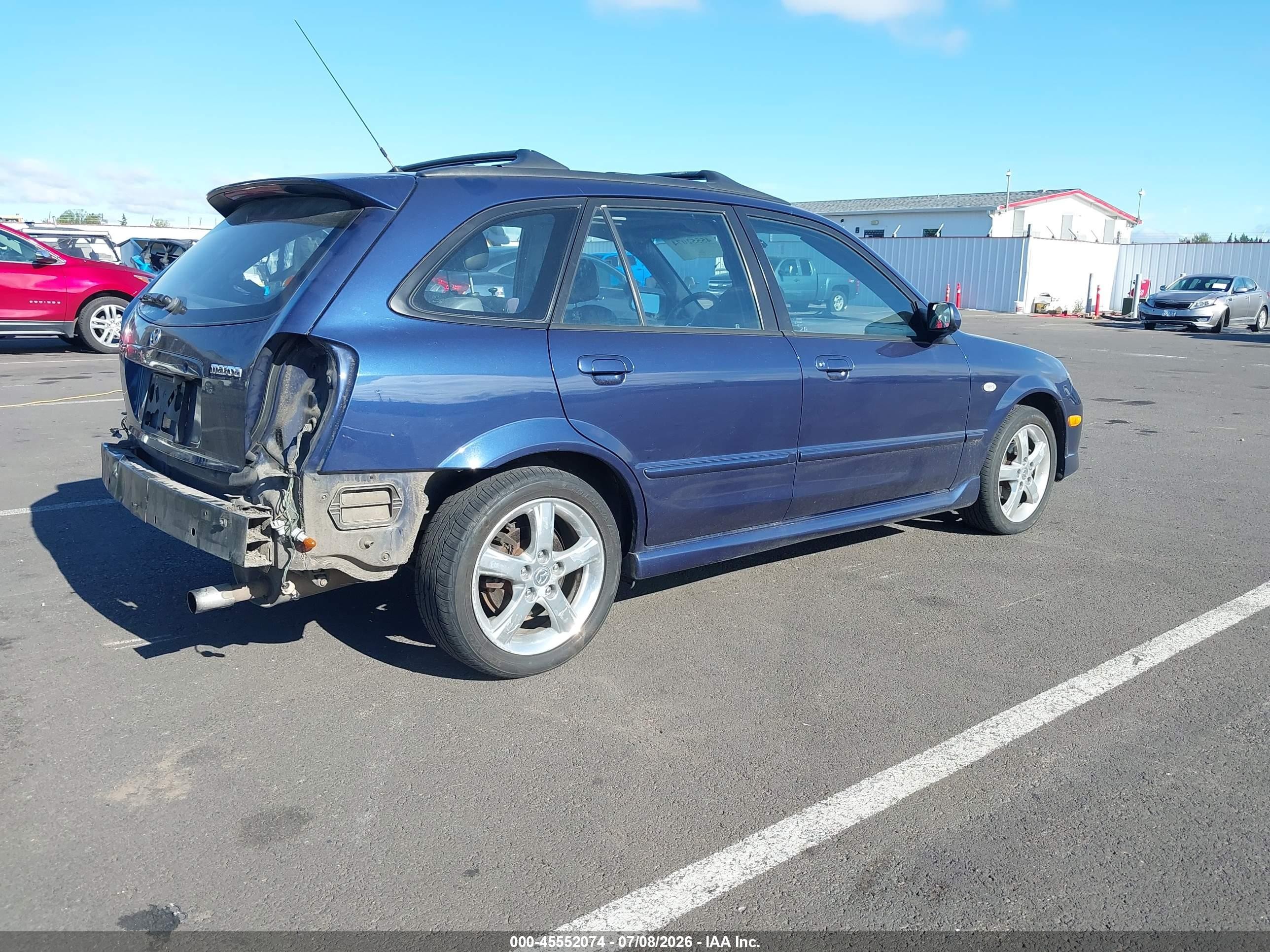 2003 Mazda Protege5   Синий vin: JM1BJ246631128127