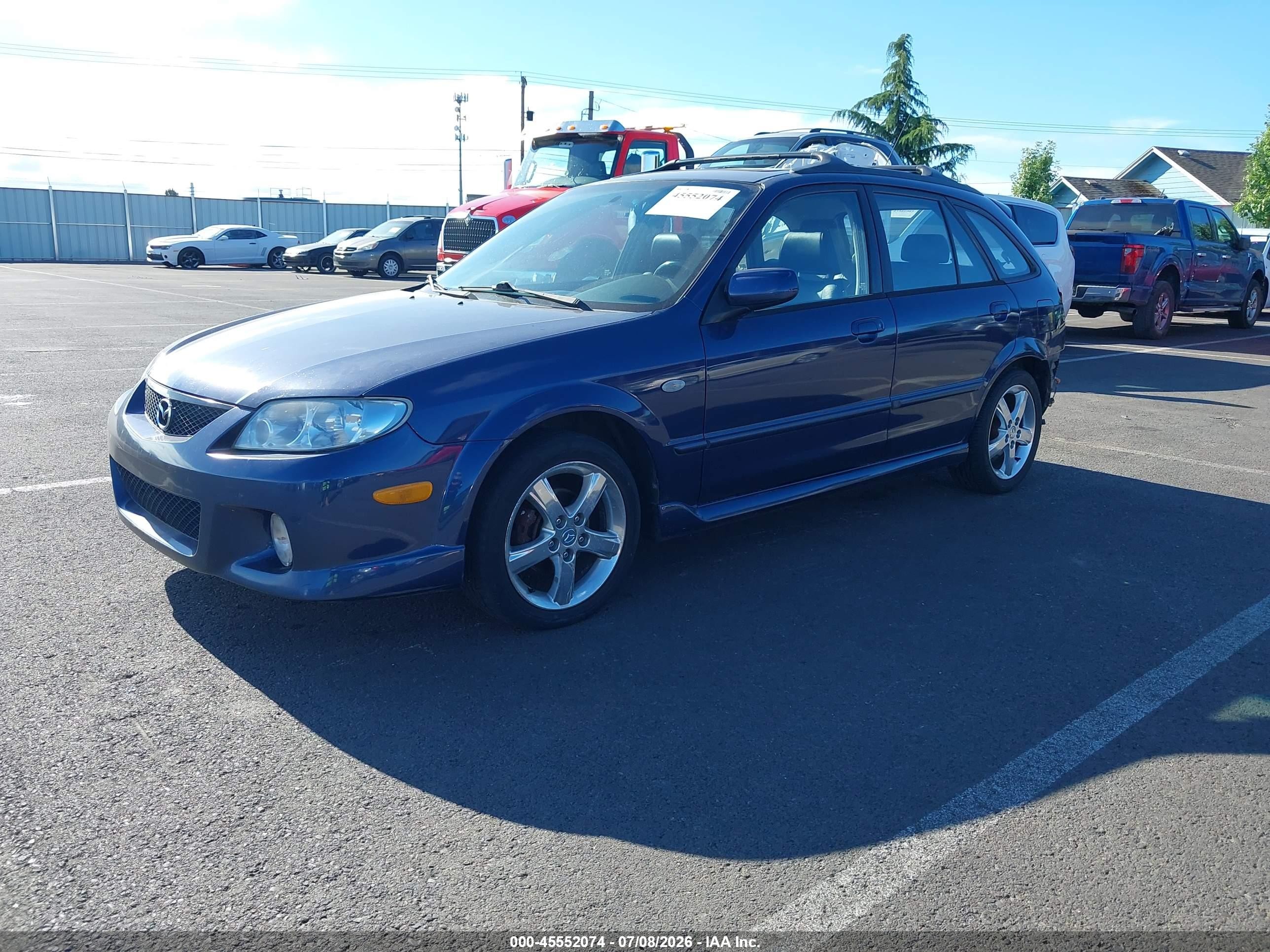 2003 Mazda Protege5   Синий vin: JM1BJ246631128127