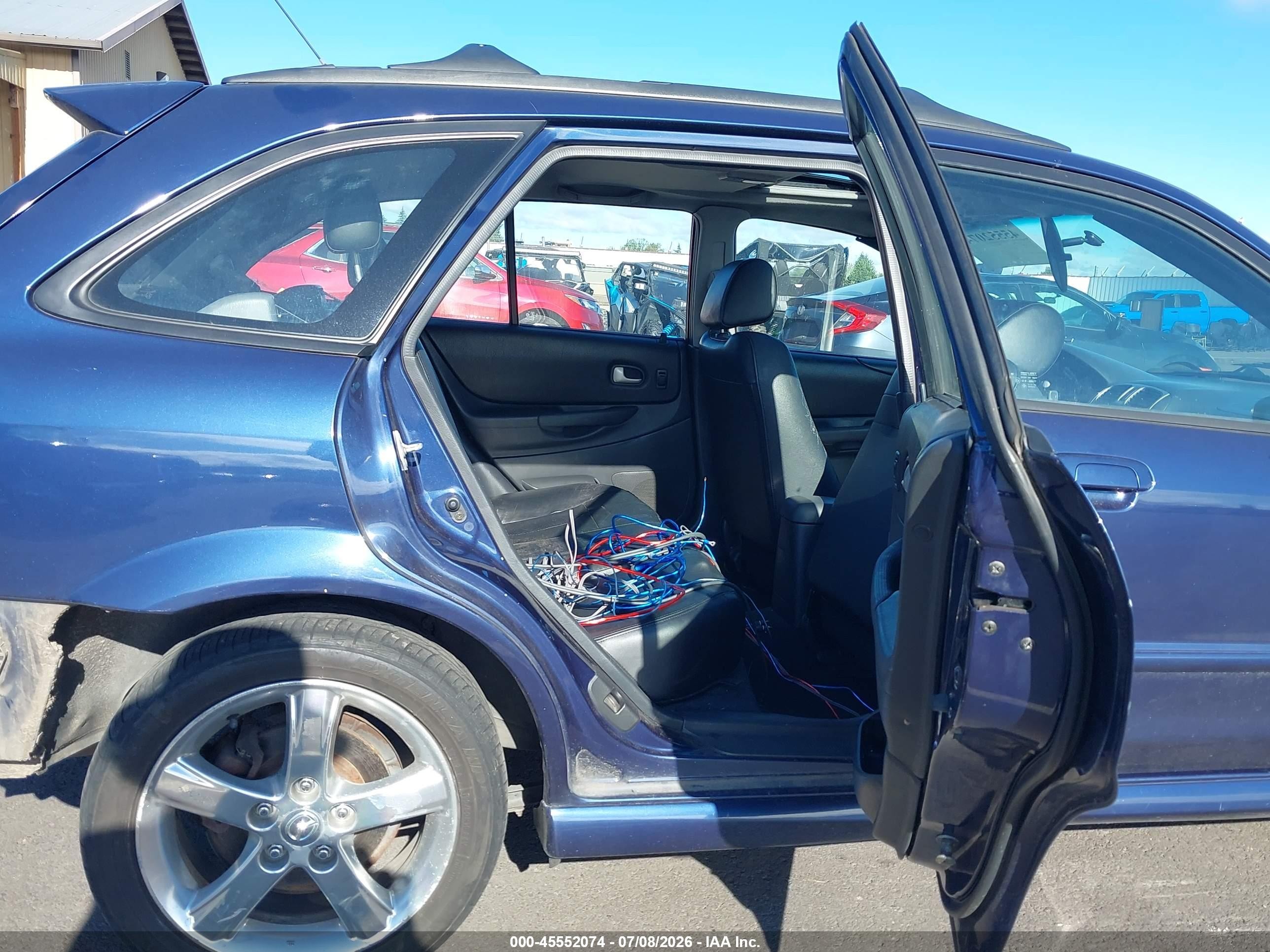 2003 Mazda Protege5   Синий vin: JM1BJ246631128127