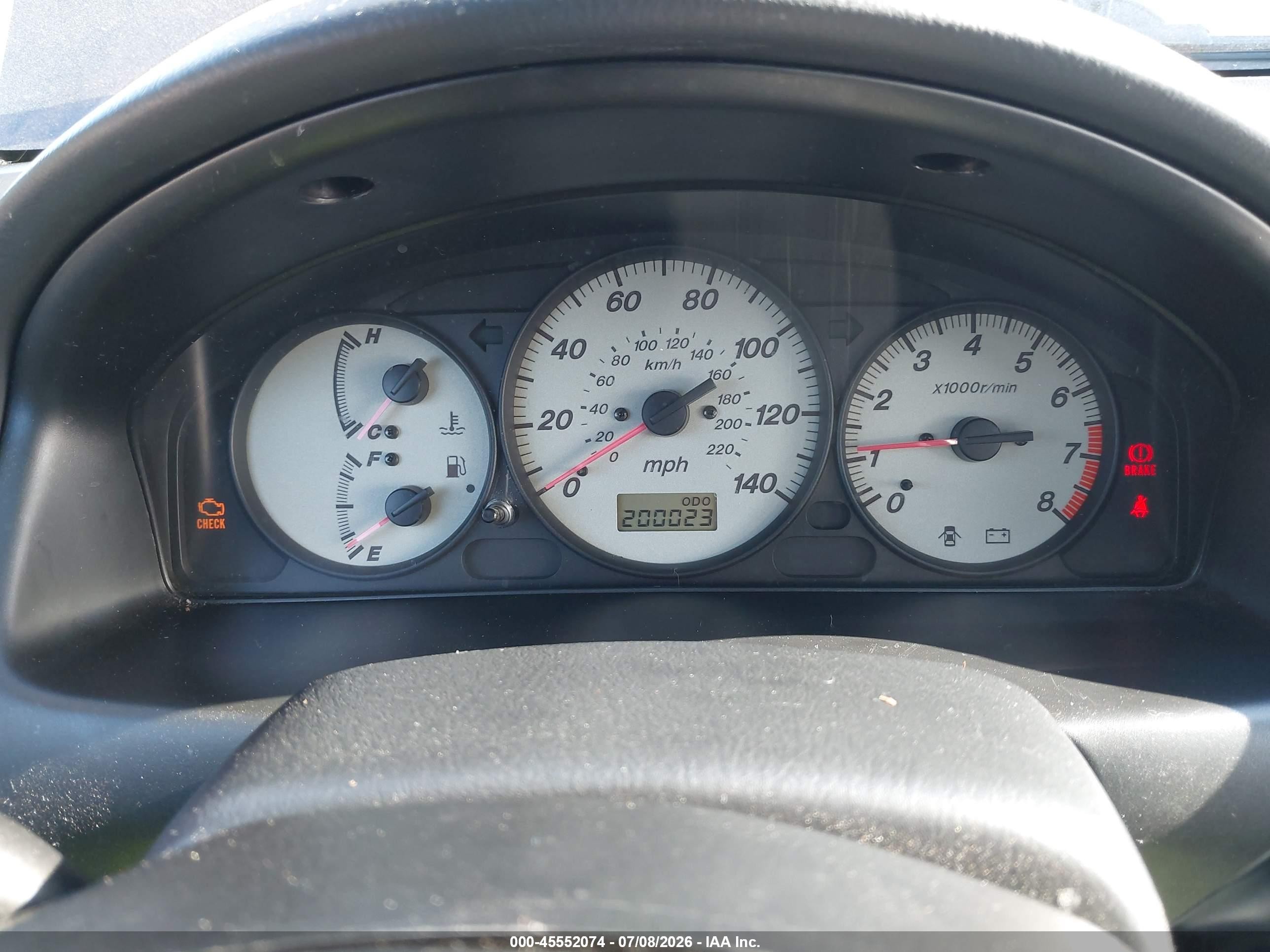 2003 Mazda Protege5   Синий vin: JM1BJ246631128127