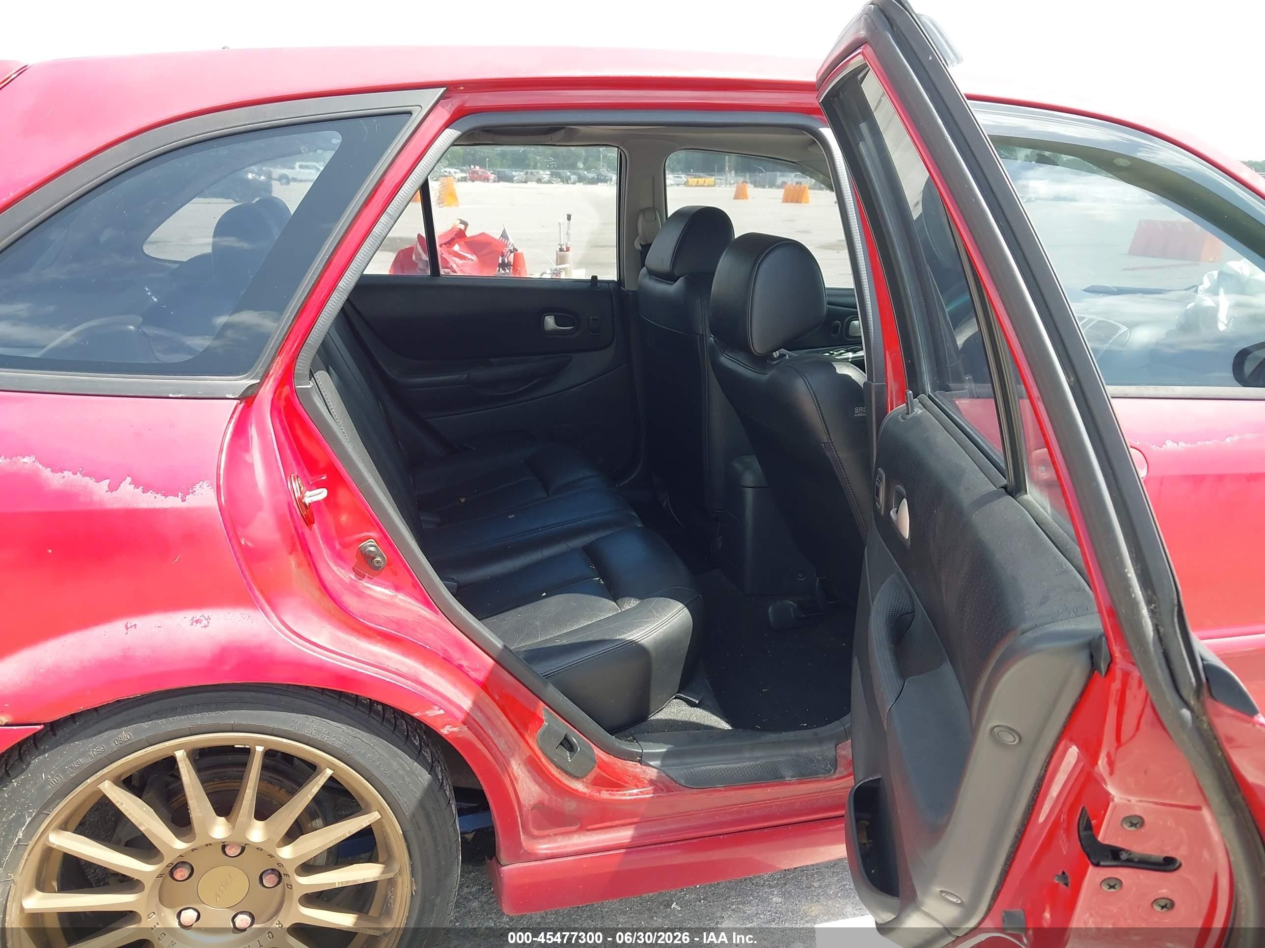 2003 Mazda Protege5   Red vin: JM1BJ246831210909