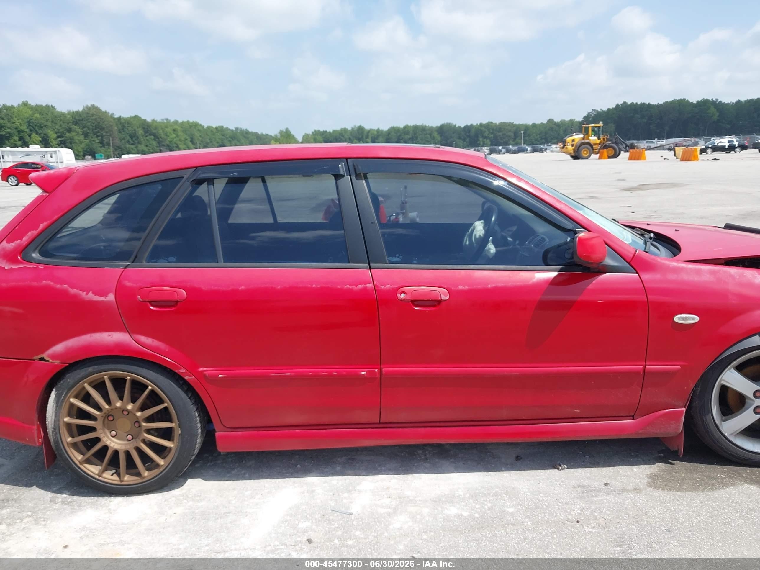 2003 Mazda Protege5   Red vin: JM1BJ246831210909