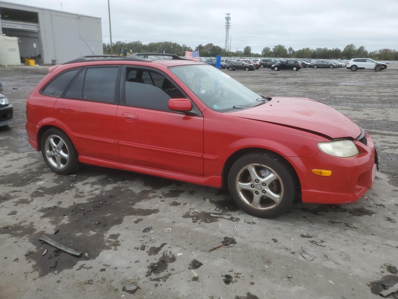 2002 Mazda Protege Pr5 Red vin: JM1BJ246X21552621