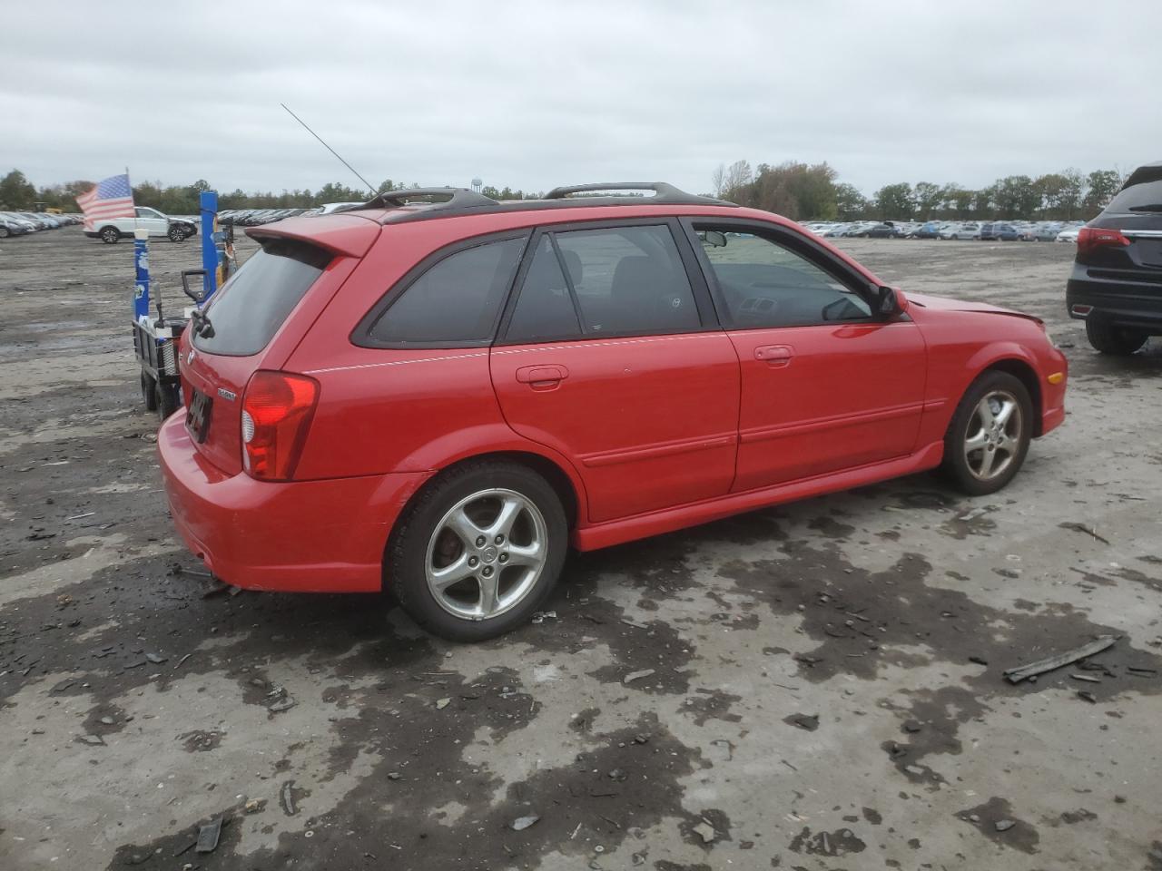2002 Mazda Protege Pr5 Red vin: JM1BJ246X21552621