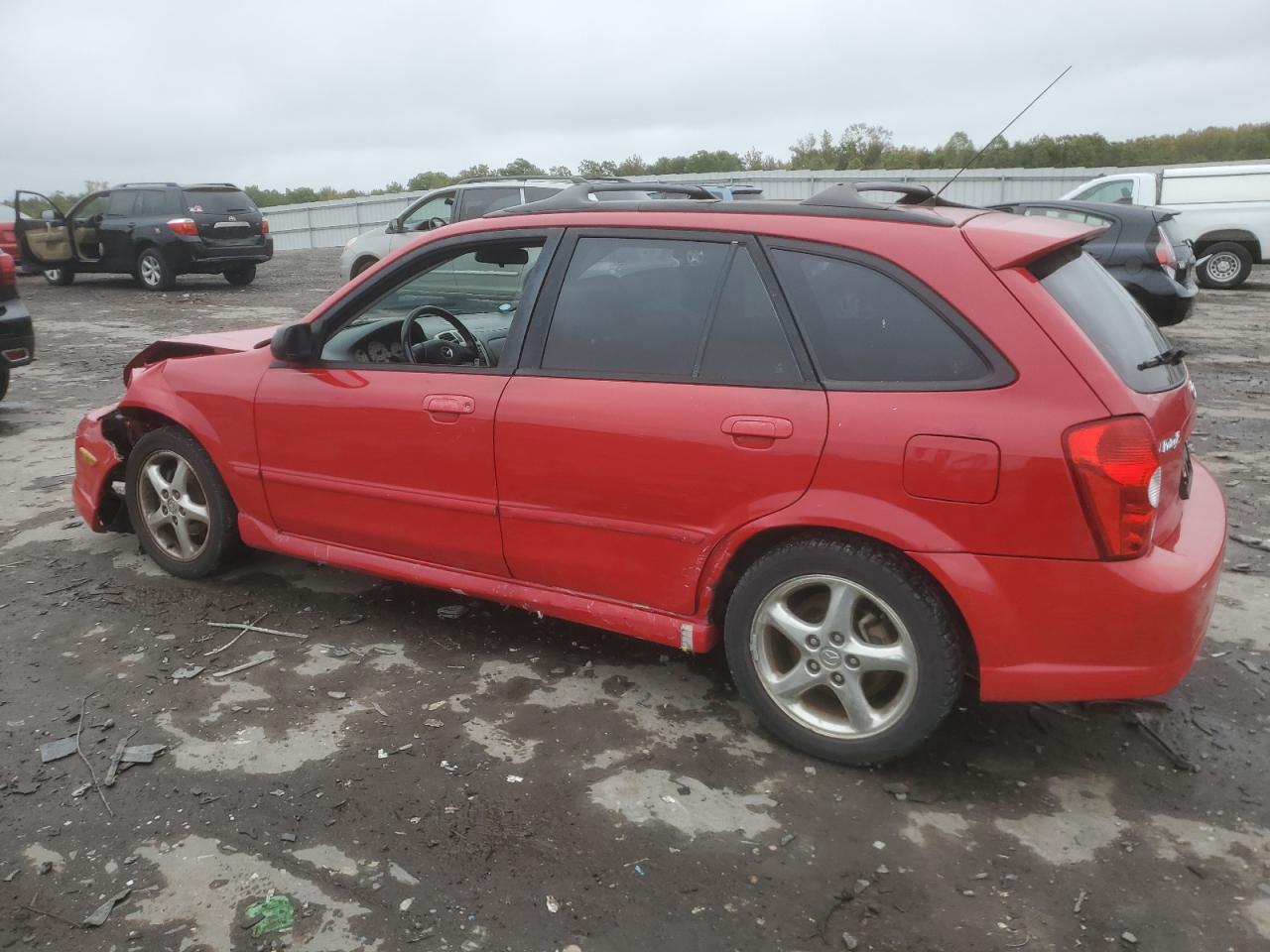 2002 Mazda Protege Pr5 Red vin: JM1BJ246X21552621