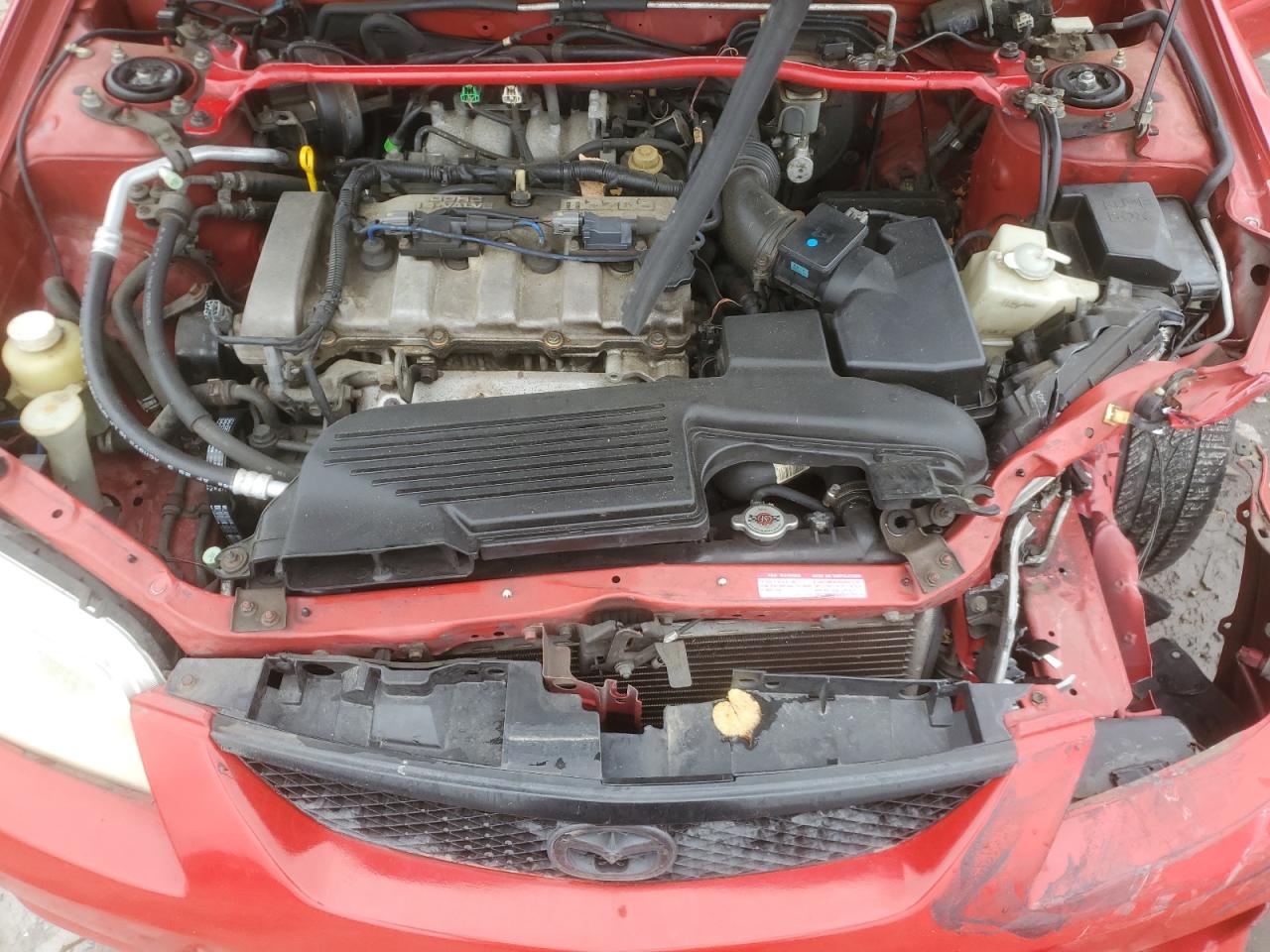 2002 Mazda Protege Pr5 Red vin: JM1BJ246X21552621