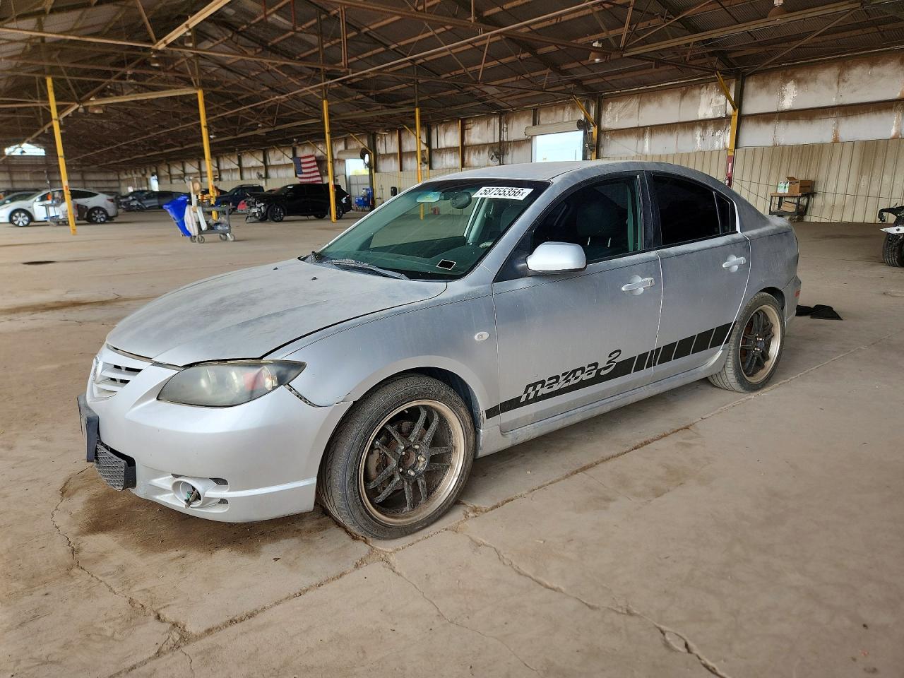 2005 Mazda 3 S Silver vin: JM1BK123051251814