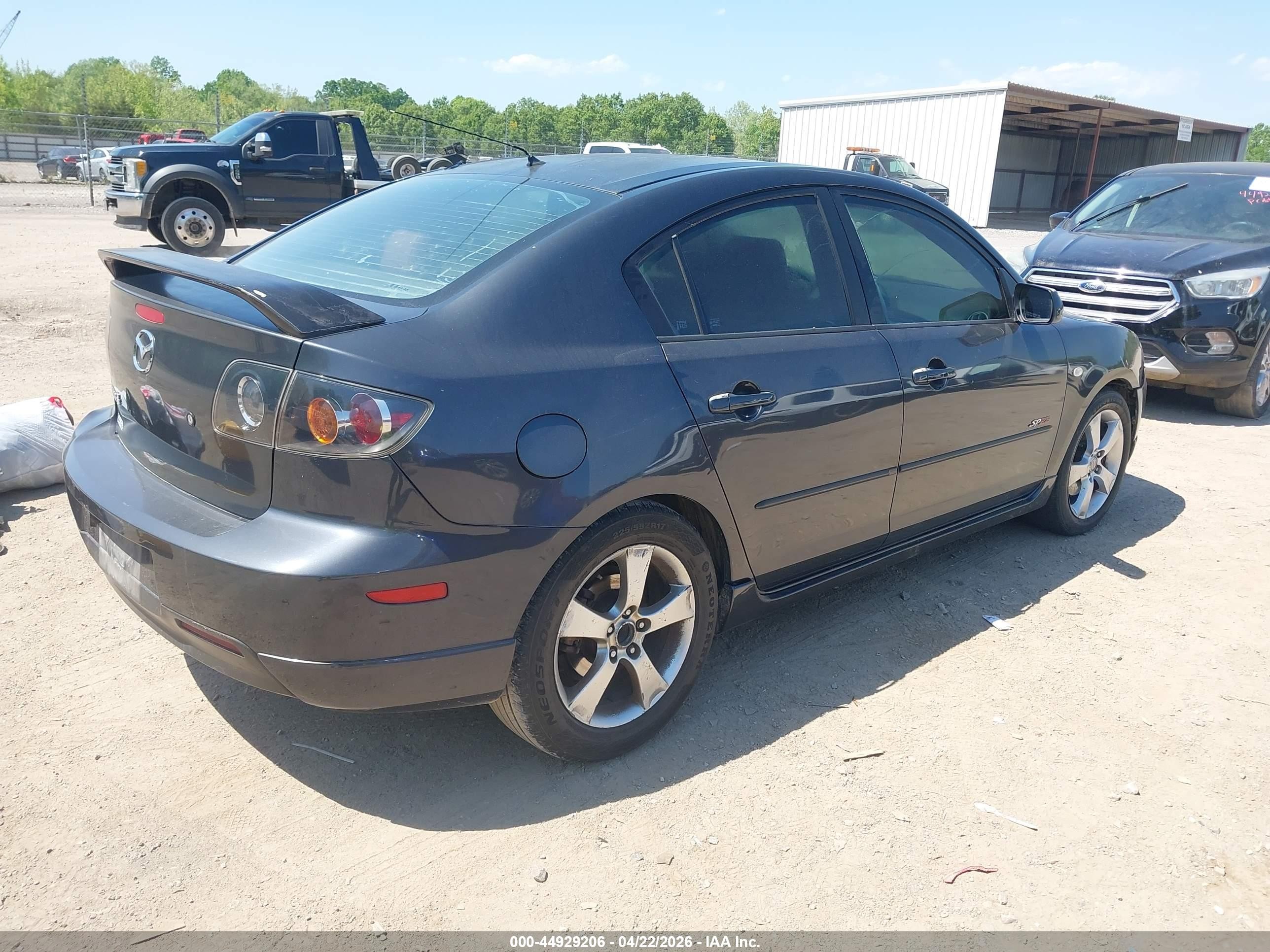 2005 Mazda Mazda3 Sp23 Black vin: JM1BK123151280030