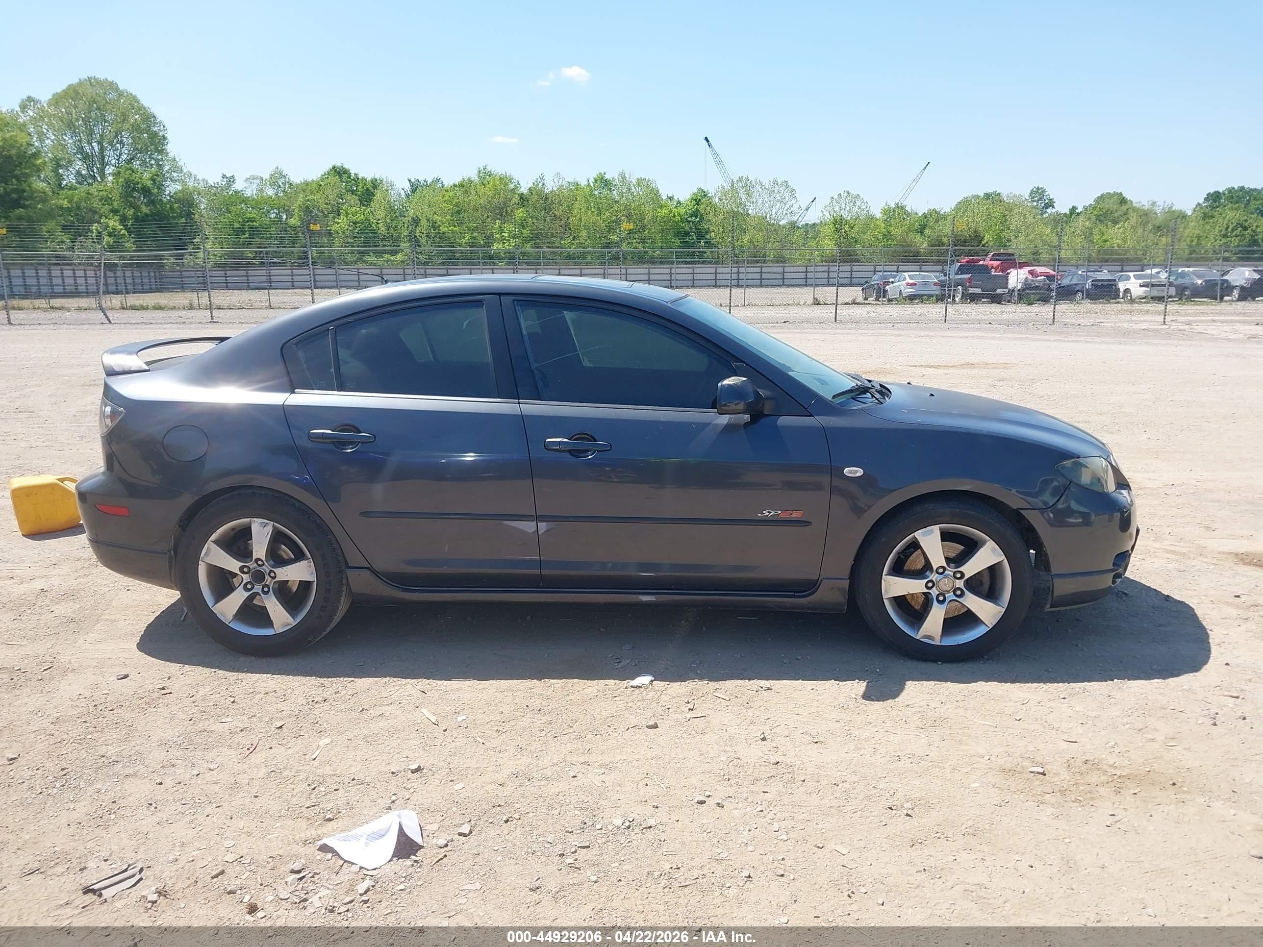 2005 Mazda Mazda3 Sp23 Black vin: JM1BK123151280030