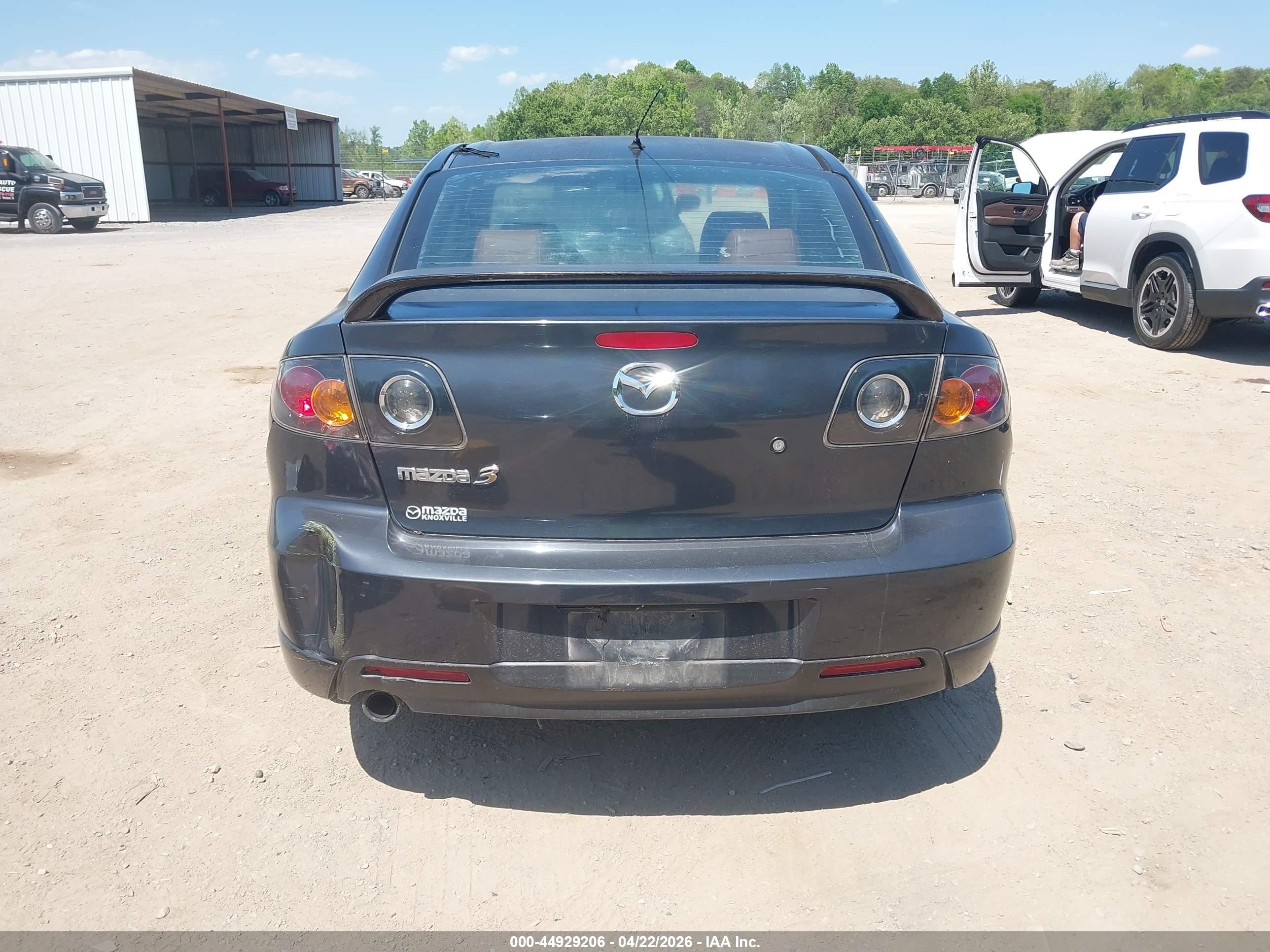 2005 Mazda Mazda3 Sp23 Black vin: JM1BK123151280030