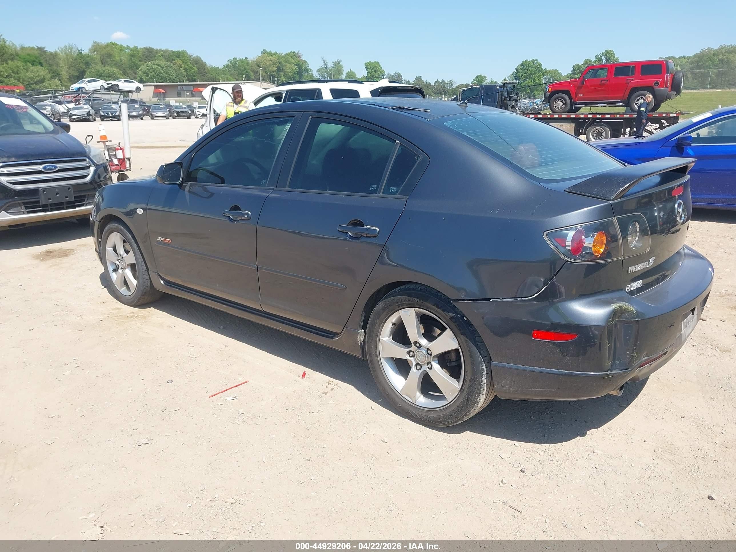 2005 Mazda Mazda3 Sp23 Black vin: JM1BK123151280030