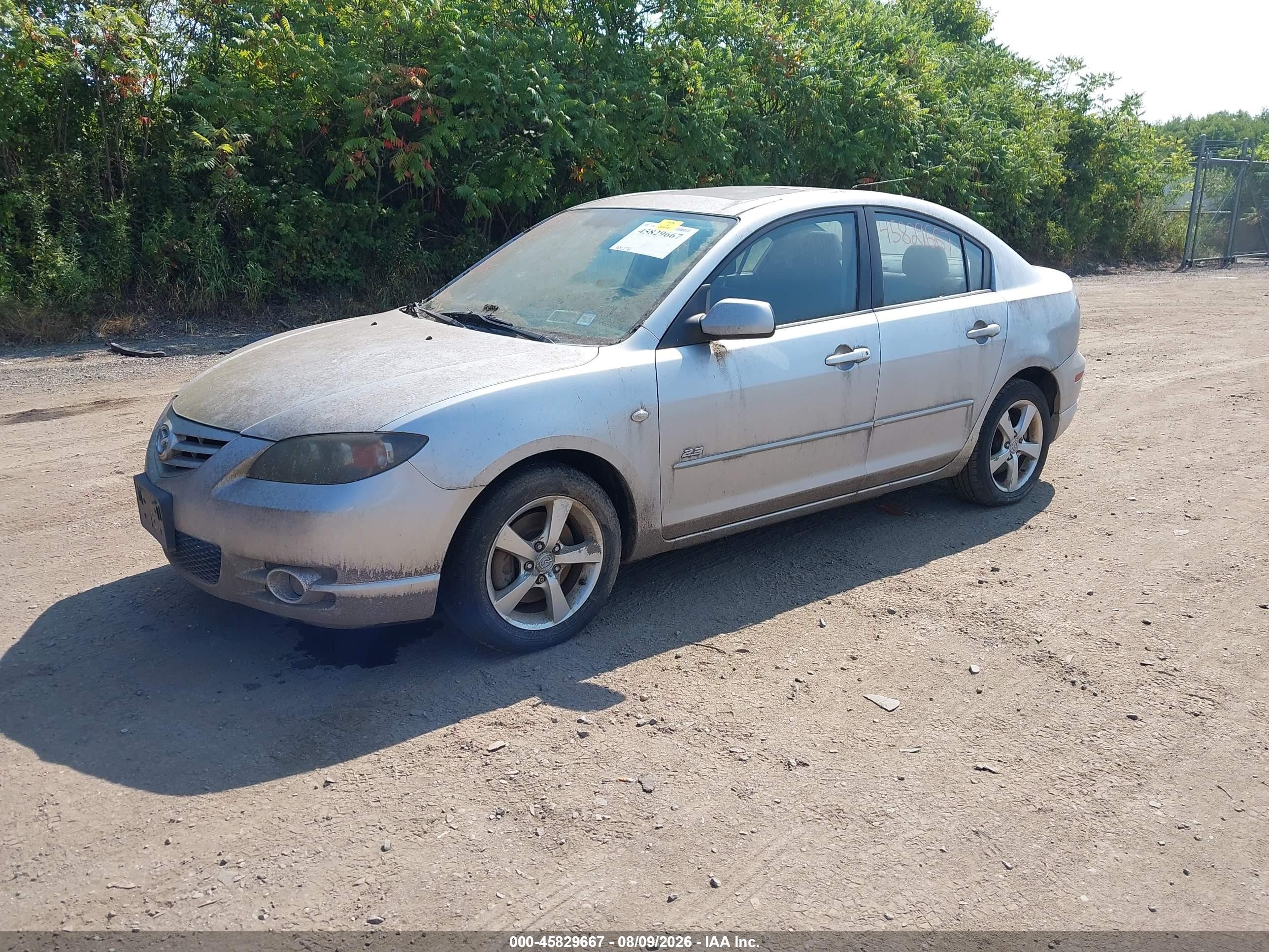 2006 Mazda Mazda3 S Silver vin: JM1BK123161516306