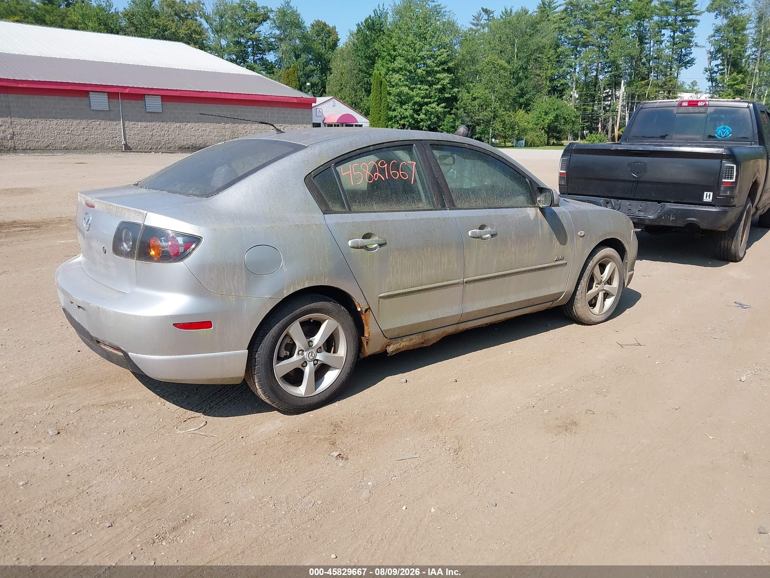 2006 Mazda Mazda3 S Silver vin: JM1BK123161516306