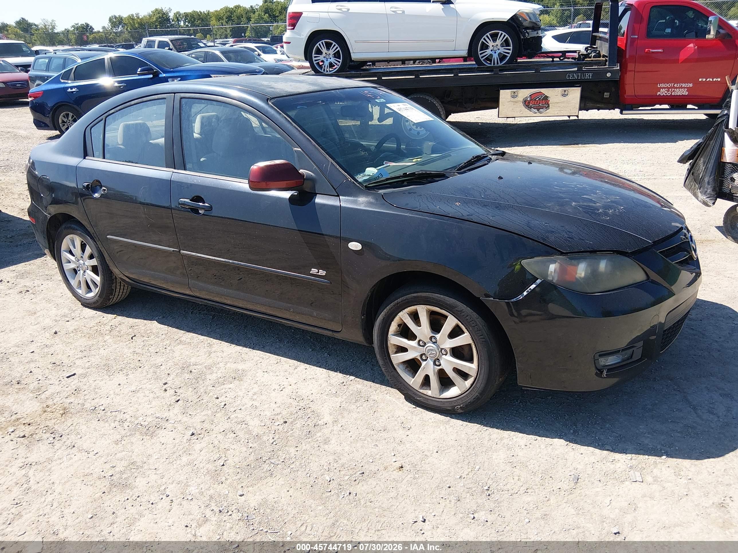 2007 Mazda Mazda3 S Sport Black vin: JM1BK123371678729