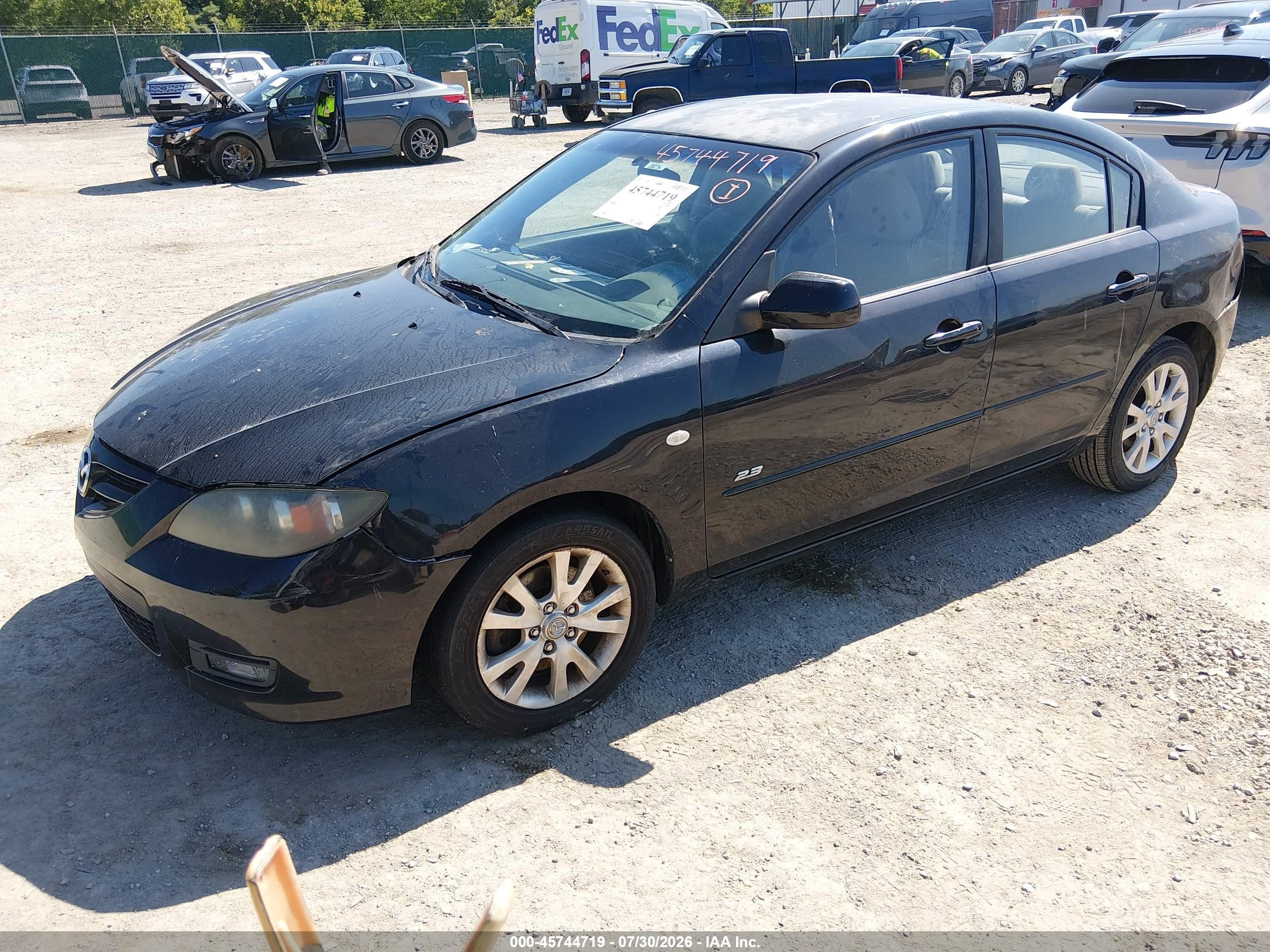 2007 Mazda Mazda3 S Sport Black vin: JM1BK123371678729