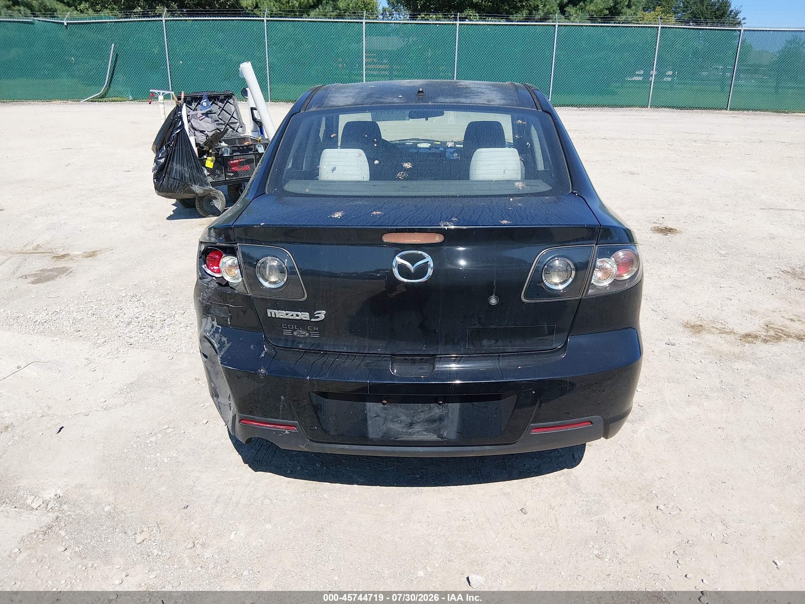 2007 Mazda Mazda3 S Sport Black vin: JM1BK123371678729